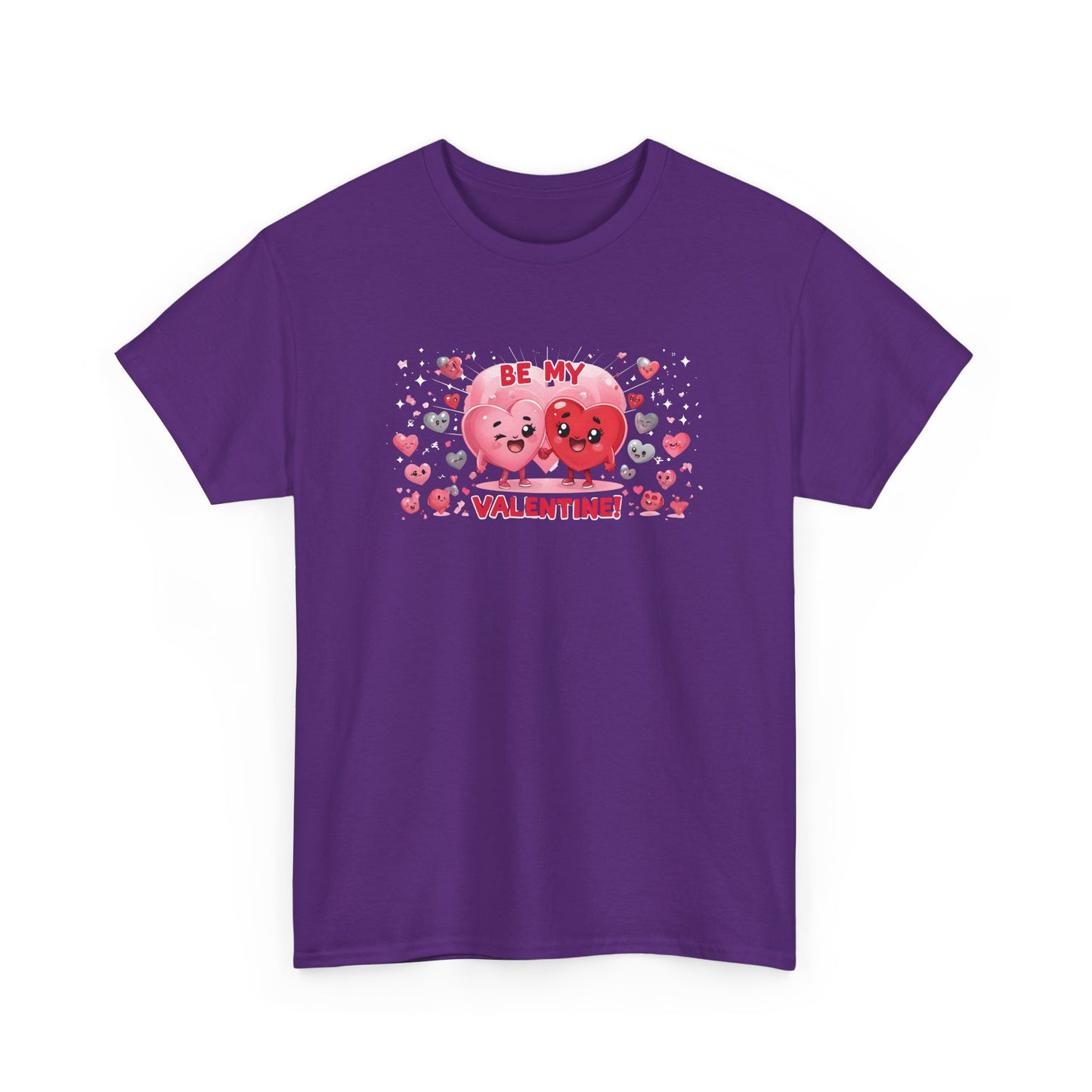 Valentines Day Candy Hearts T-Shirt Cotton Shirt