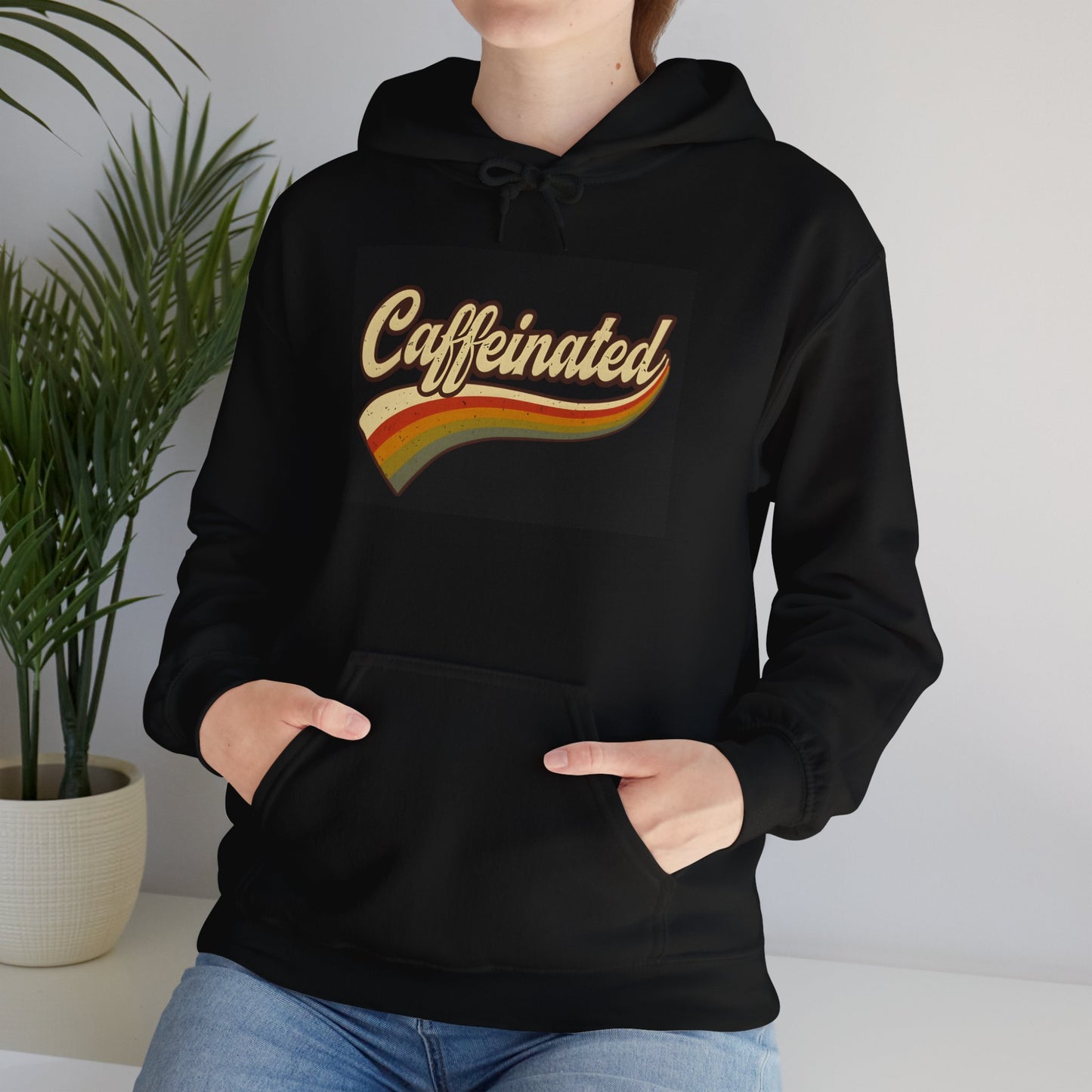 Unisex Heavy Blend™ Hooded Sweatshirt Caffeinated Printify