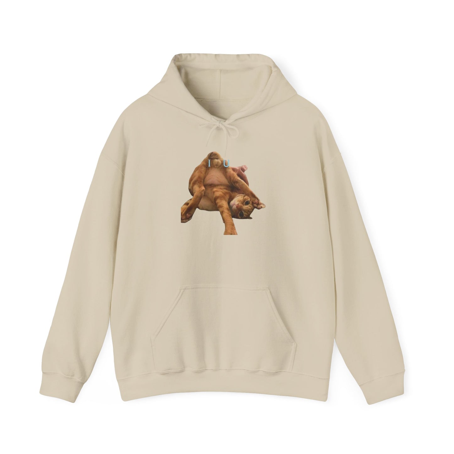 Cat Hoodie I Love You Hooded Sweatshirt