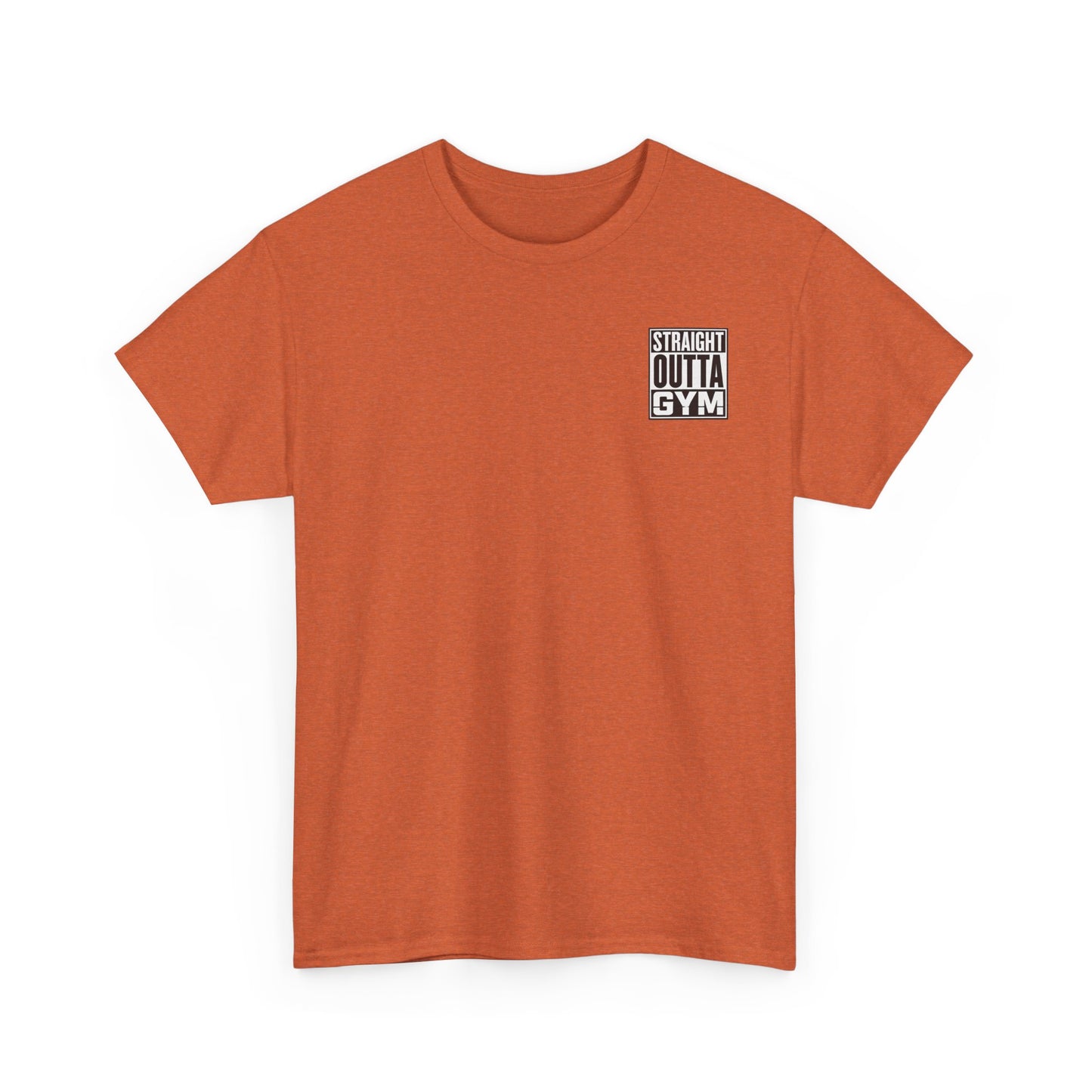 Straight Outta Gym Workout Motivational T-Shirt Cotton Tee