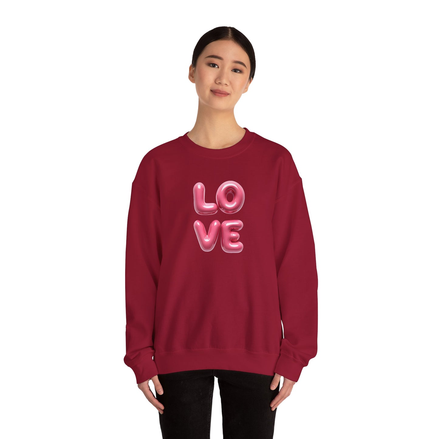 Crewneck Sweatshirt LOVE Valentines Day Gift For Her