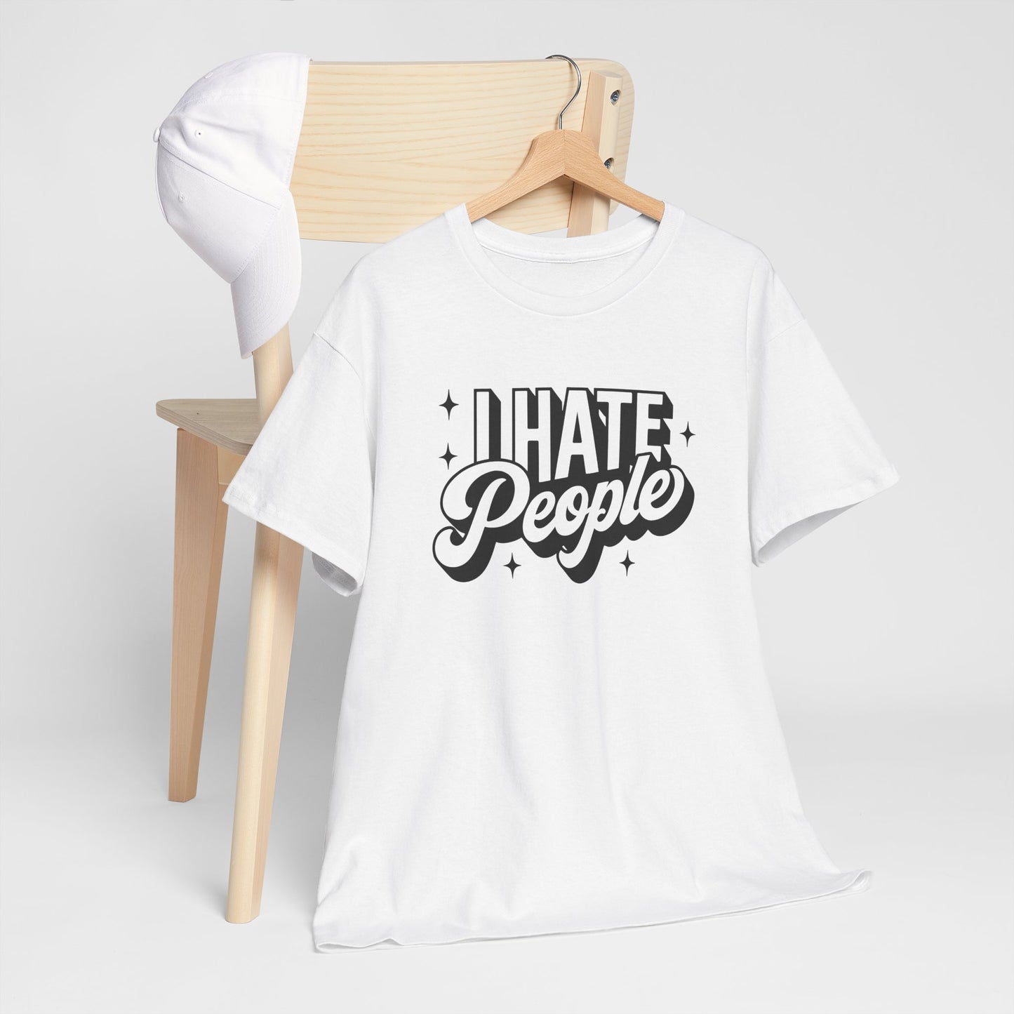 Sarcastic T-Shirt I Hate People Shirt For Her