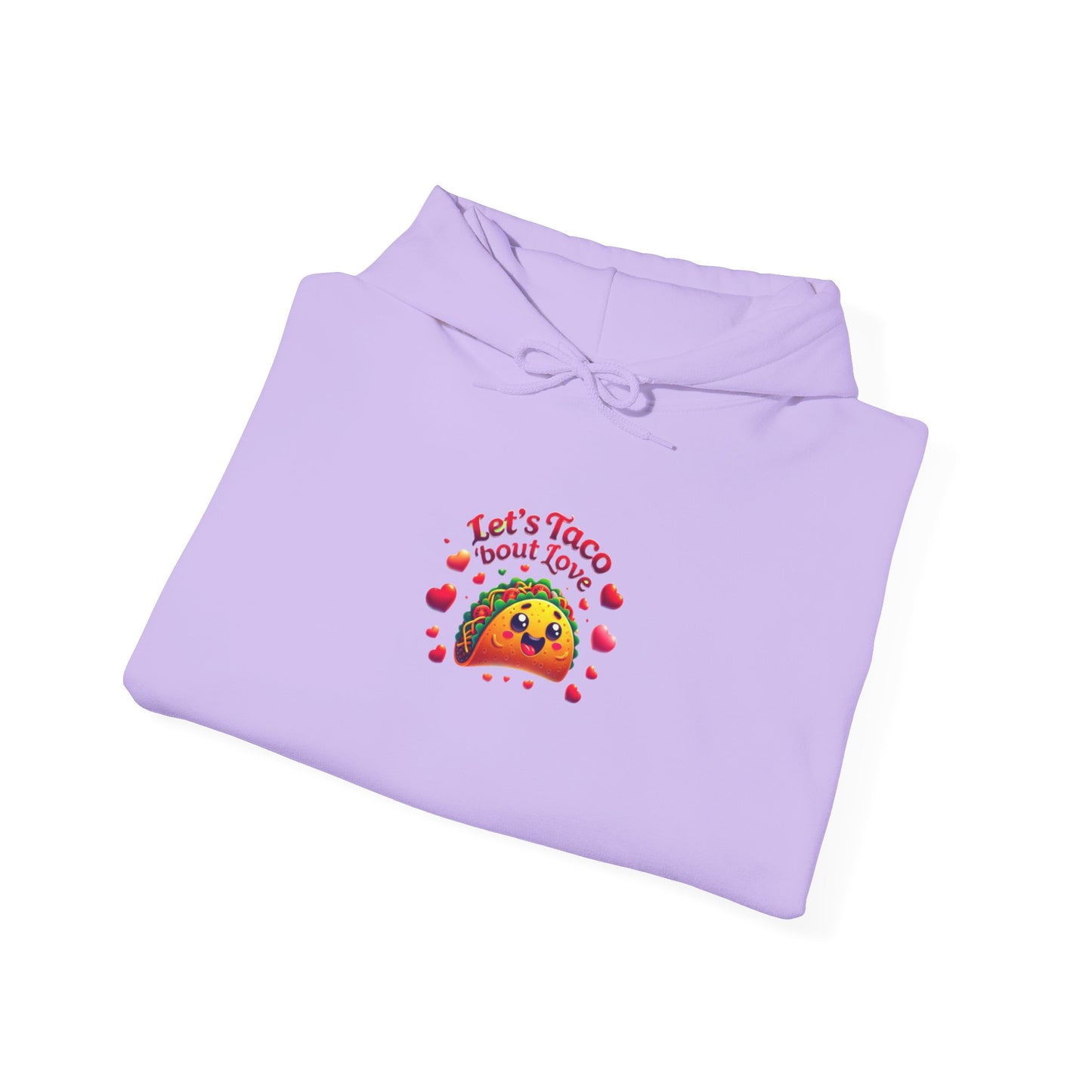 Lets Taco Bout Love Heavy Cotton Valentines Day Sweatshirt Hooded Hoodie