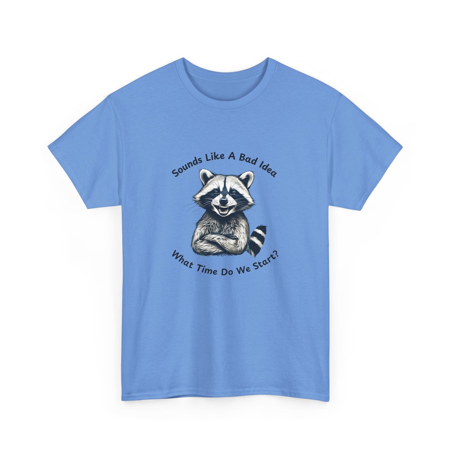 Vintage T-Shirt Raccoon Sounds Like A Bad Idea Shirt Tee