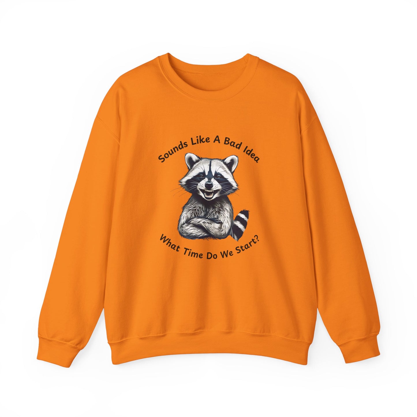 Vintage Sweatshirt Raccoon Sounds Like A Bad Idea