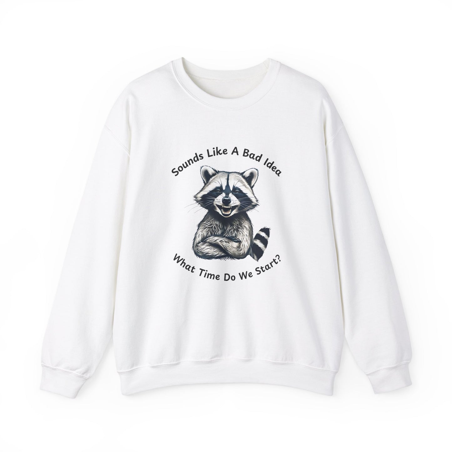 Vintage Sweatshirt Raccoon Sounds Like A Bad Idea