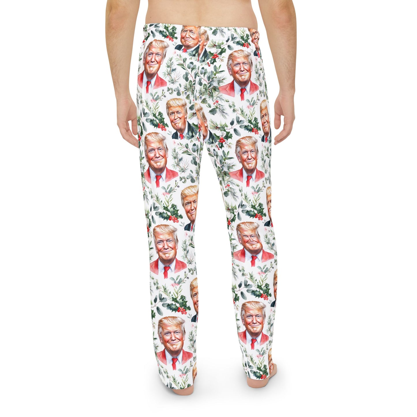 Donald trump Men's Pajama Pants (AOP) Printify