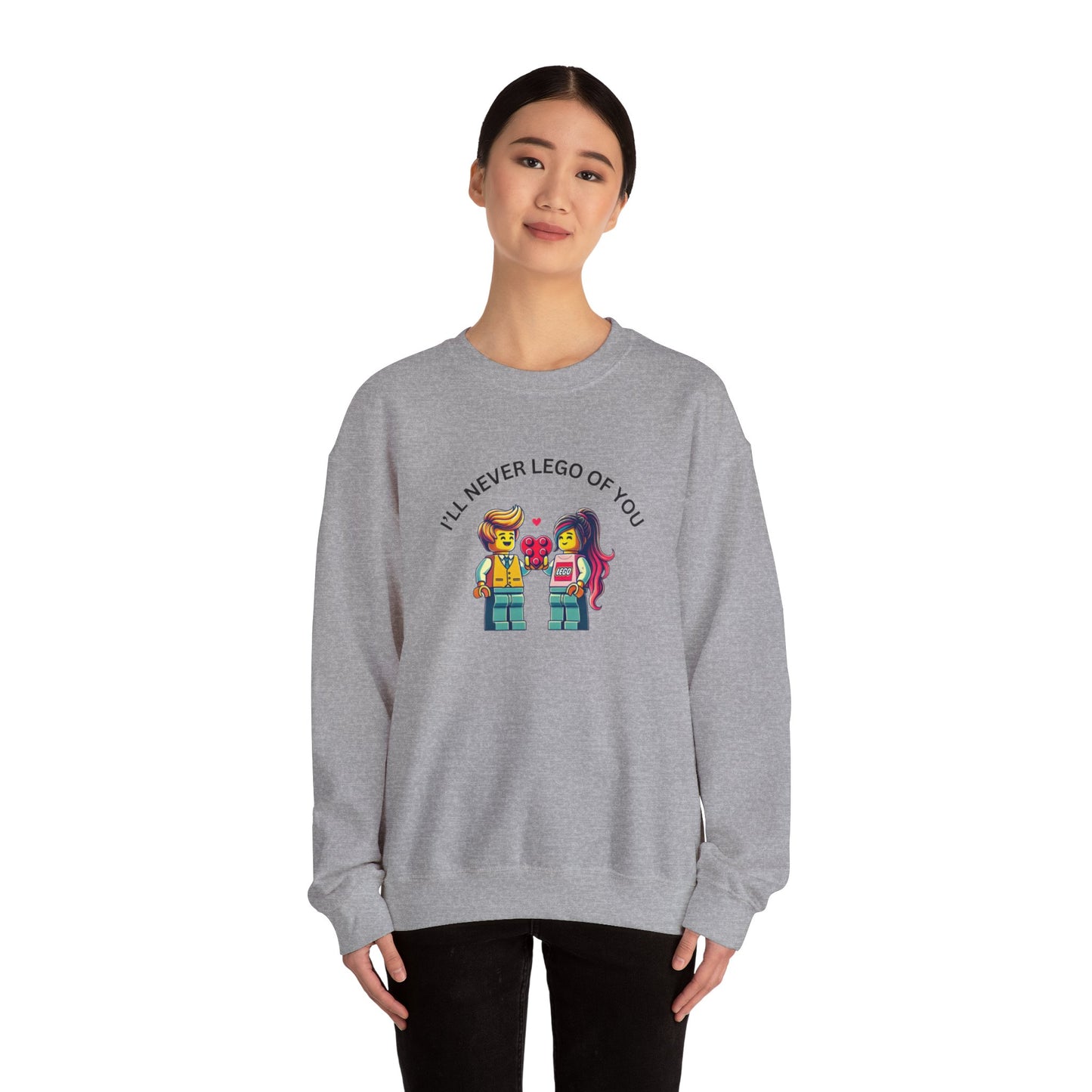 Ill Never Let go Valentines Day Unisex Heavy Blend™ Crewneck Sweatshirt