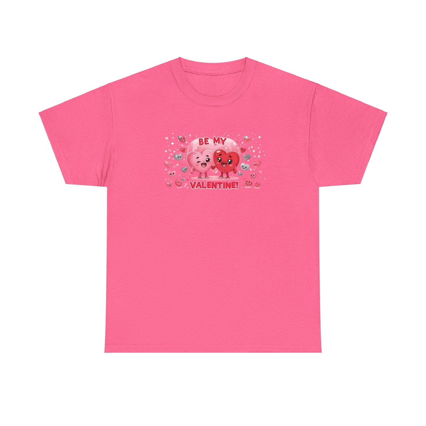 Valentines Day Candy Hearts T-Shirt Cotton Shirt