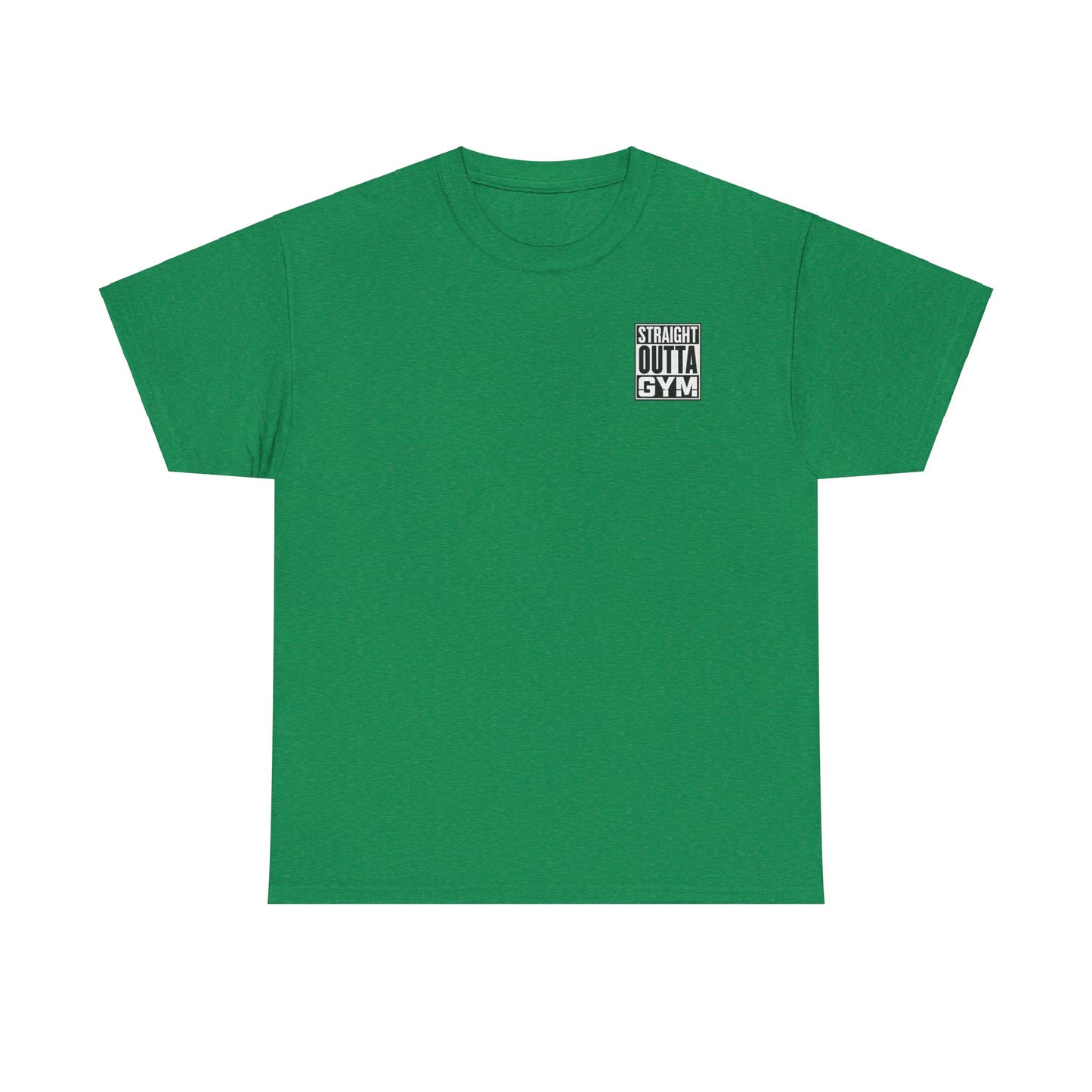 Straight Outta Gym Workout Motivational T-Shirt Cotton Tee