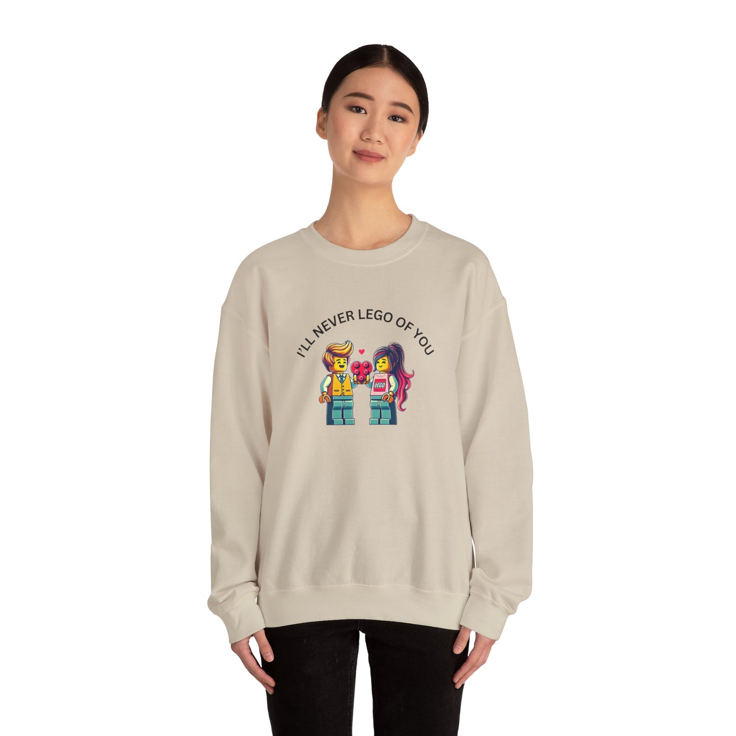 Ill Never Let go Valentines Day Unisex Heavy Blend™ Crewneck Sweatshirt