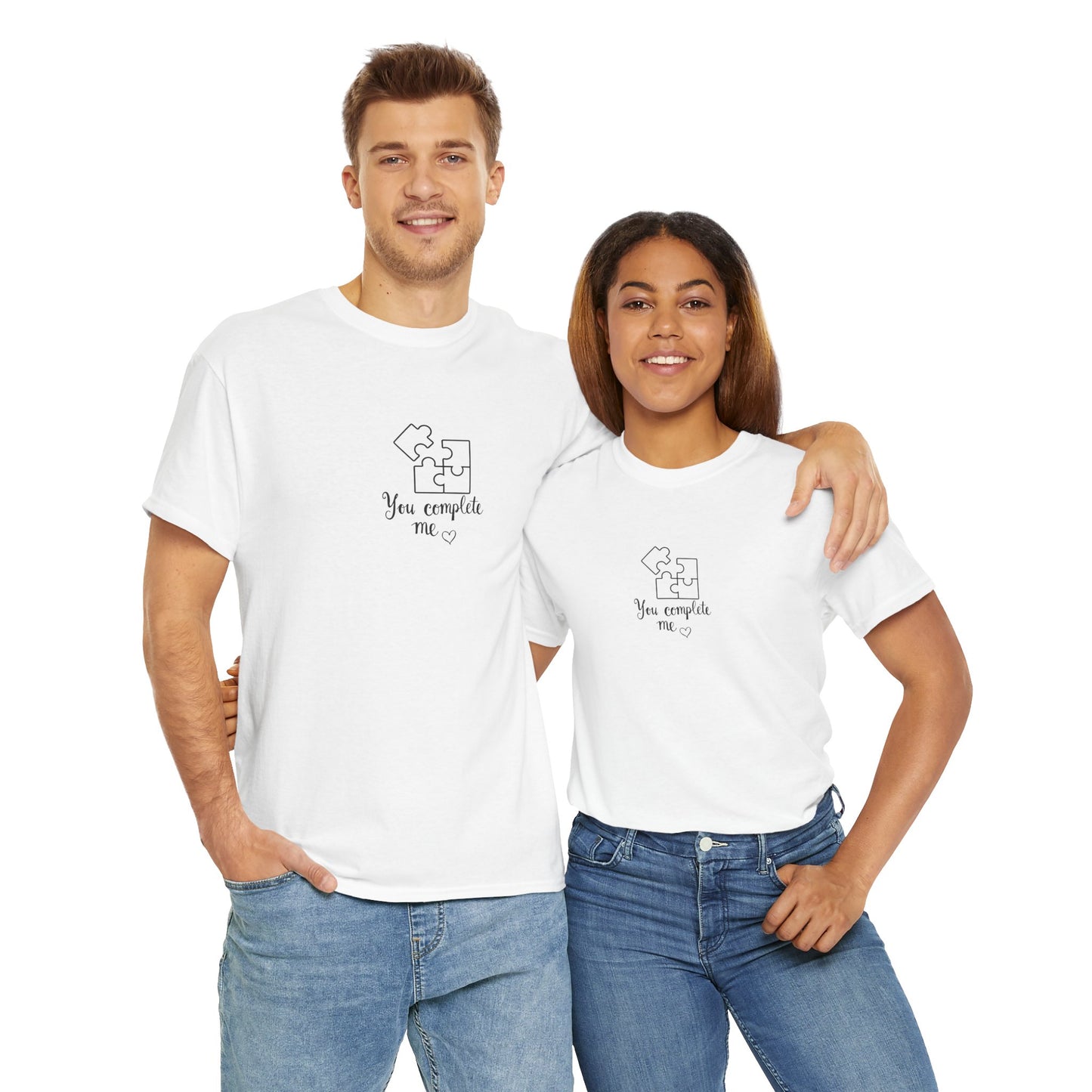 You Complete Me Valentine Day Cotton t-Shirt