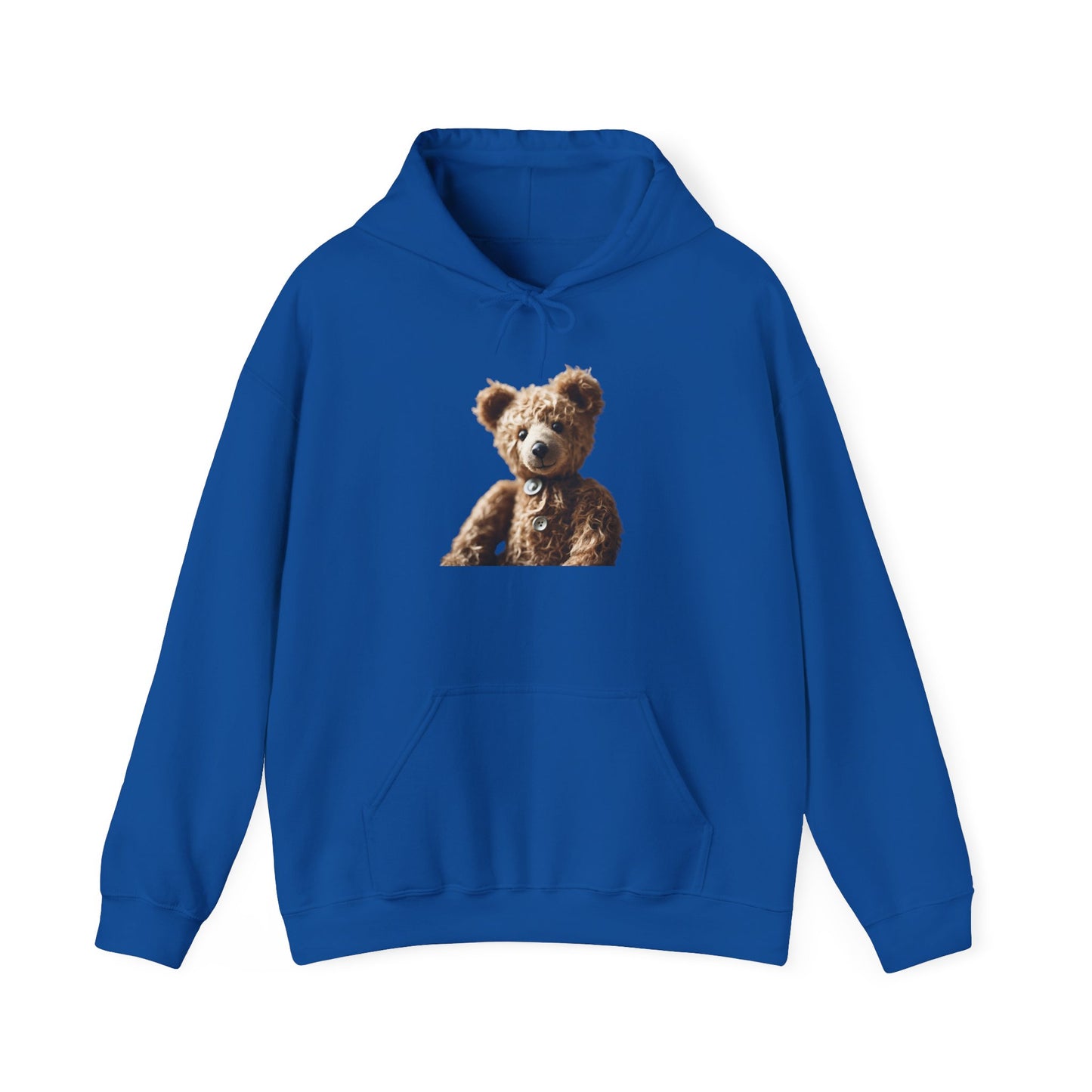 Vintage Classic Teddy Bear Cotton Hoodie Hooded Sweatshirt