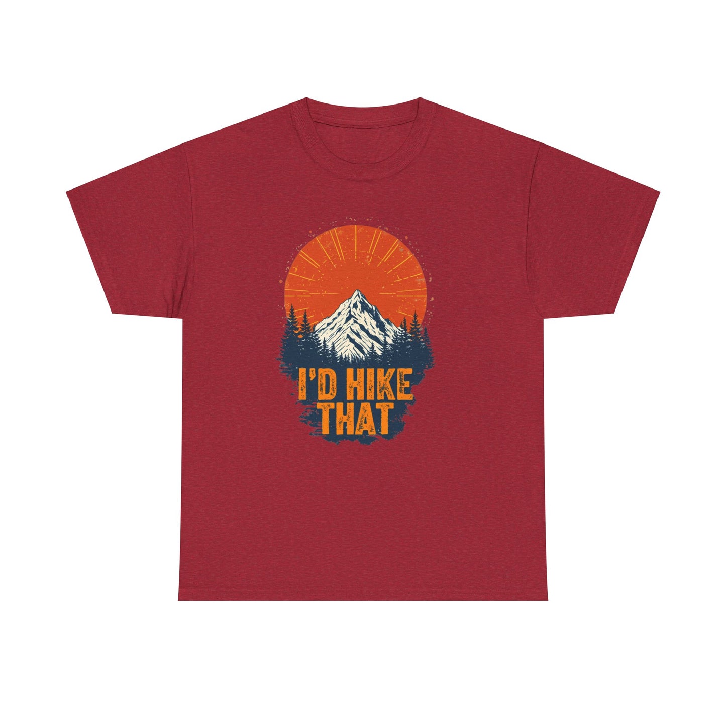 Id Hike That Unisex Heavy Cotton Tee