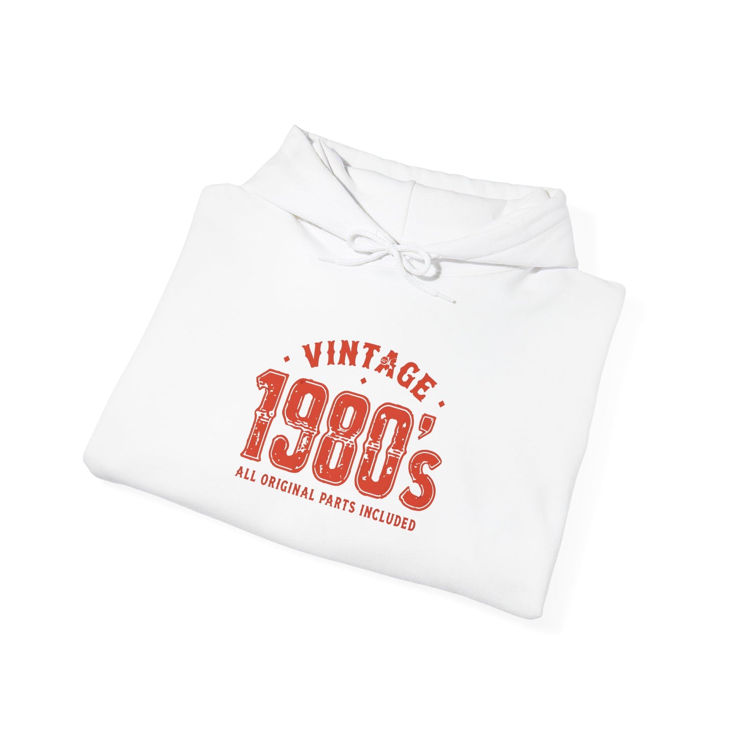 Vintage Retro 1980 Style Hooded Sweatshirt