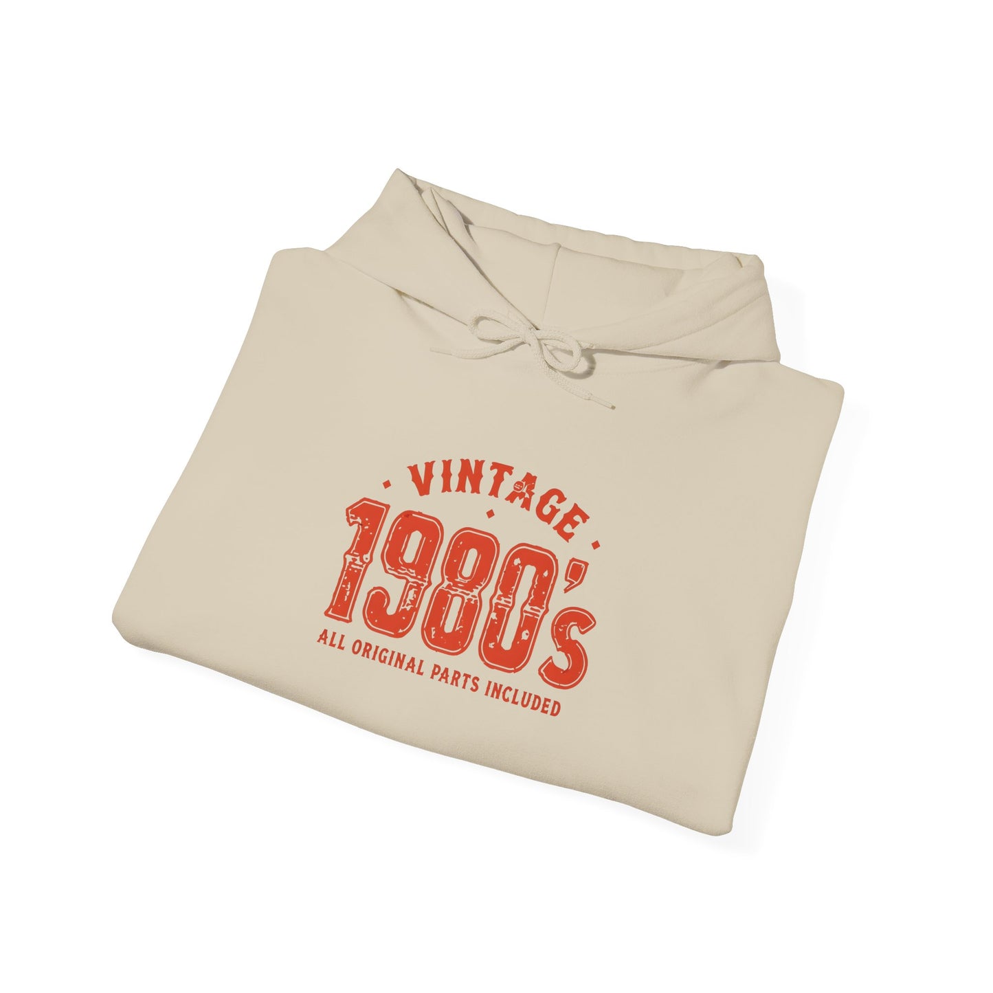 Vintage Retro 1980 Style Hooded Sweatshirt