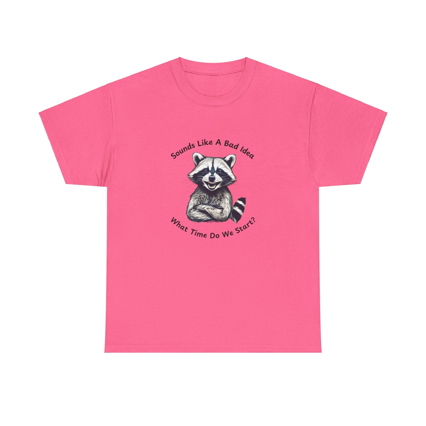 Vintage T-Shirt Raccoon Sounds Like A Bad Idea Shirt Tee
