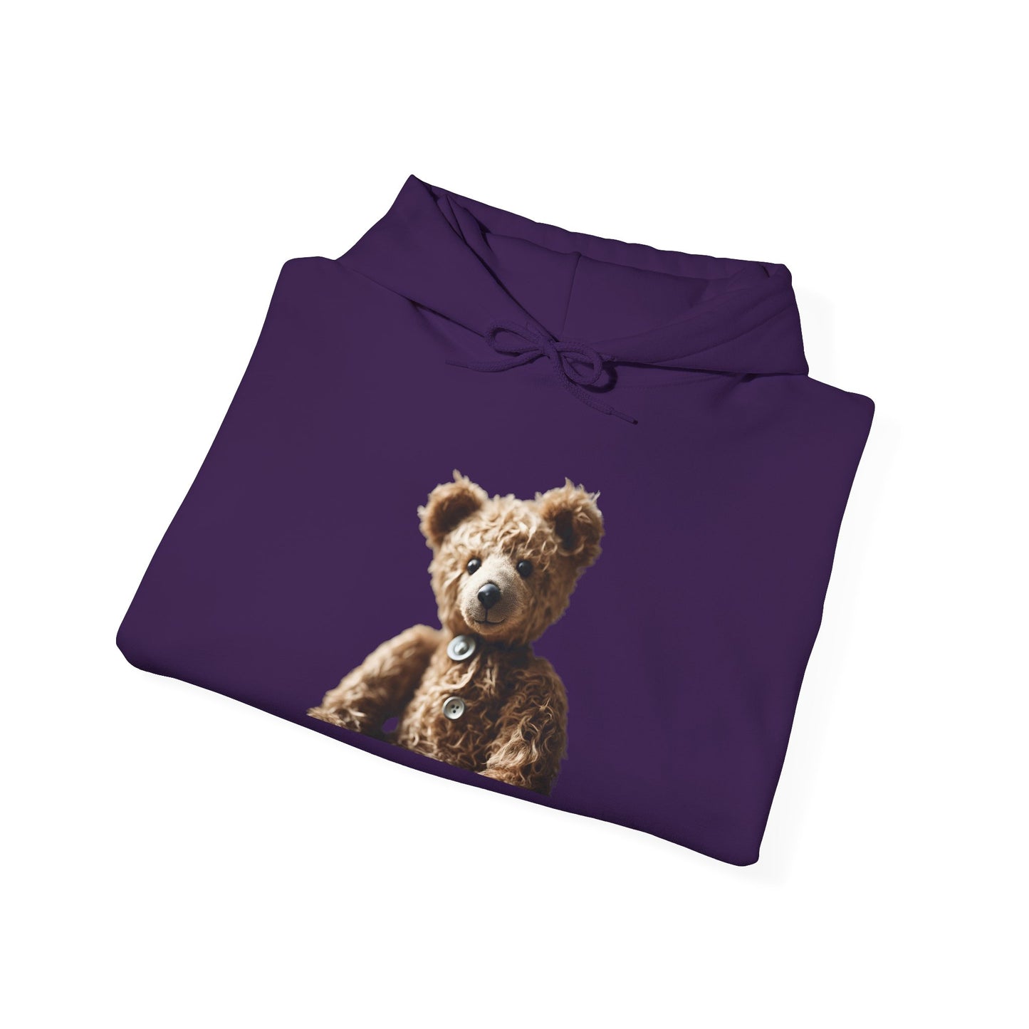 Vintage Classic Teddy Bear Cotton Hoodie Hooded Sweatshirt