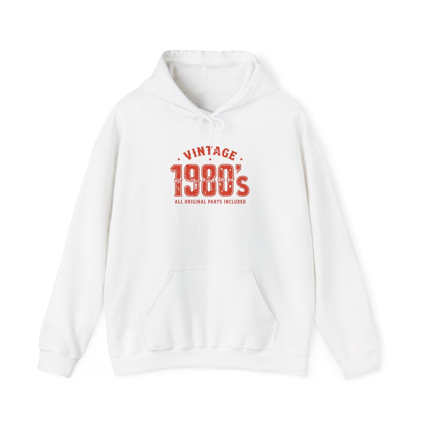 Vintage Retro 1980 Style Hooded Sweatshirt