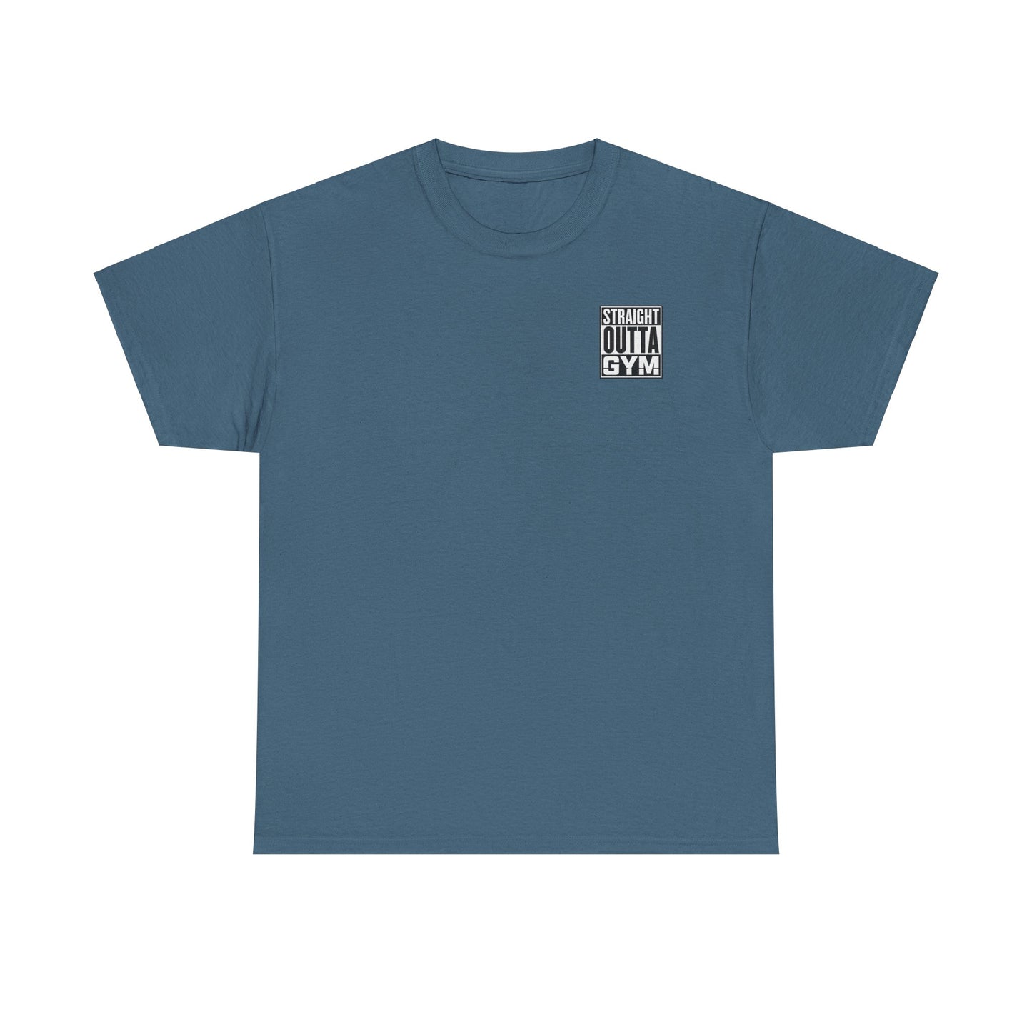 Straight Outta Gym Workout Motivational T-Shirt Cotton Tee