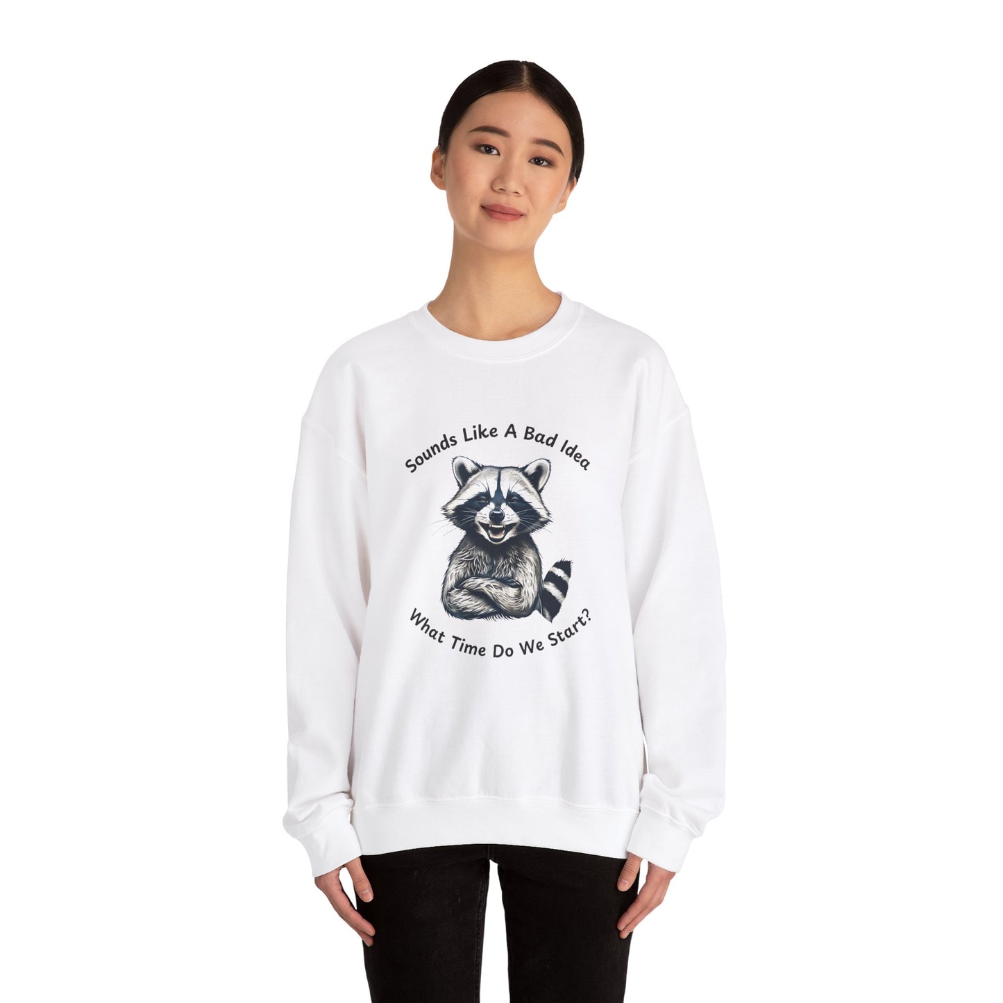 Vintage Sweatshirt Raccoon Sounds Like A Bad Idea