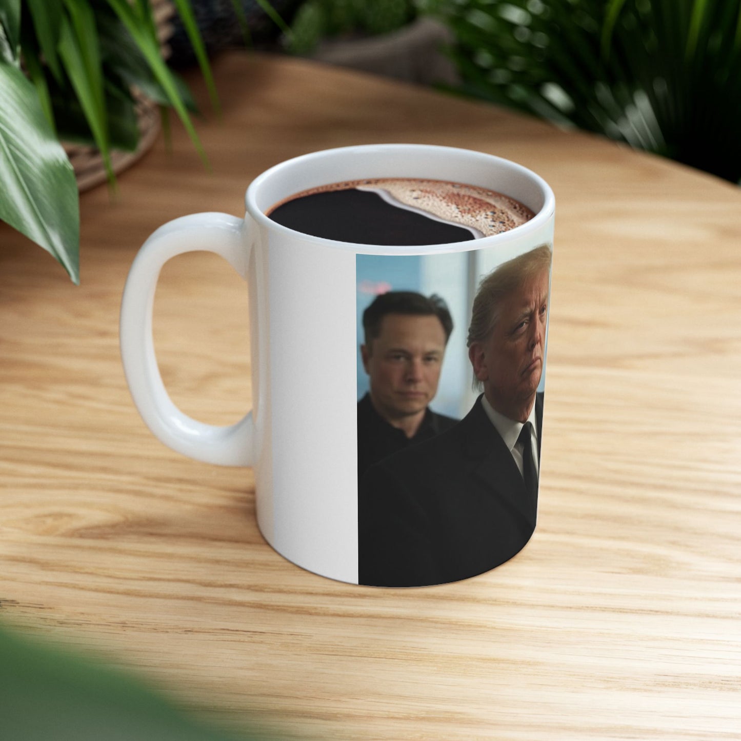 Coffee Mug - Trump Musk and Tesla Design 11oz/15oz