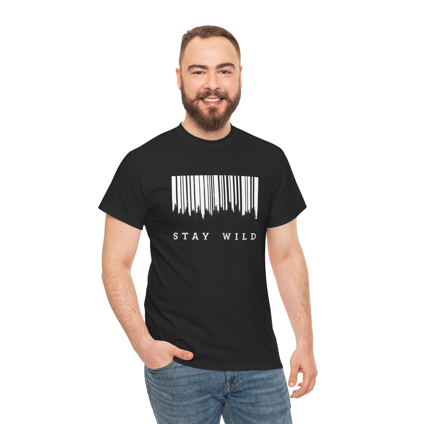 Stay Wild Unisex Heavy Cotton Tee Printify