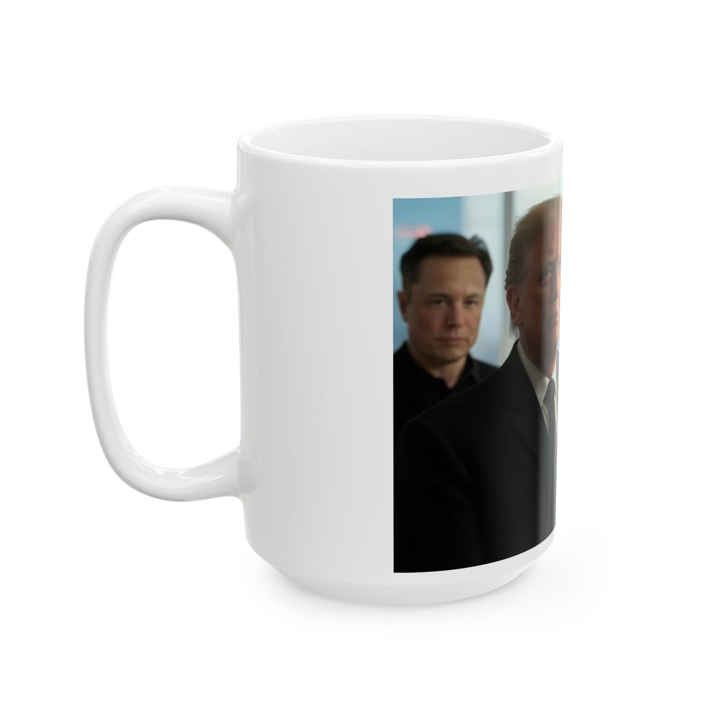 Coffee Mug - Trump Musk and Tesla Design 11oz/15oz