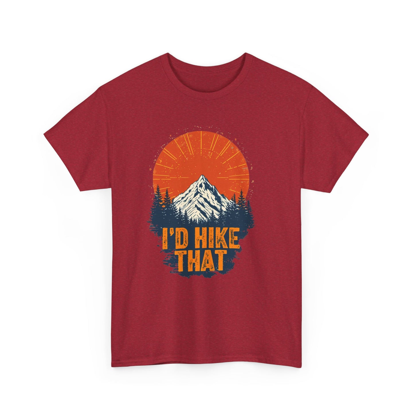 Id Hike That Unisex Heavy Cotton Tee