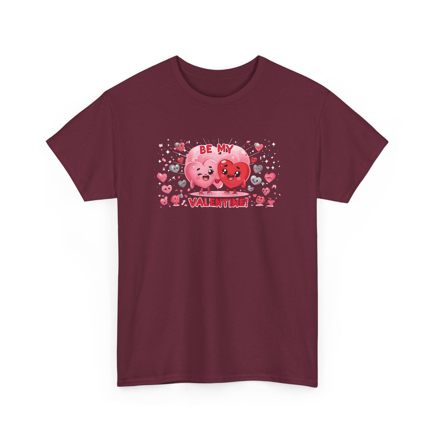 Valentines Day Candy Hearts T-Shirt Cotton Shirt