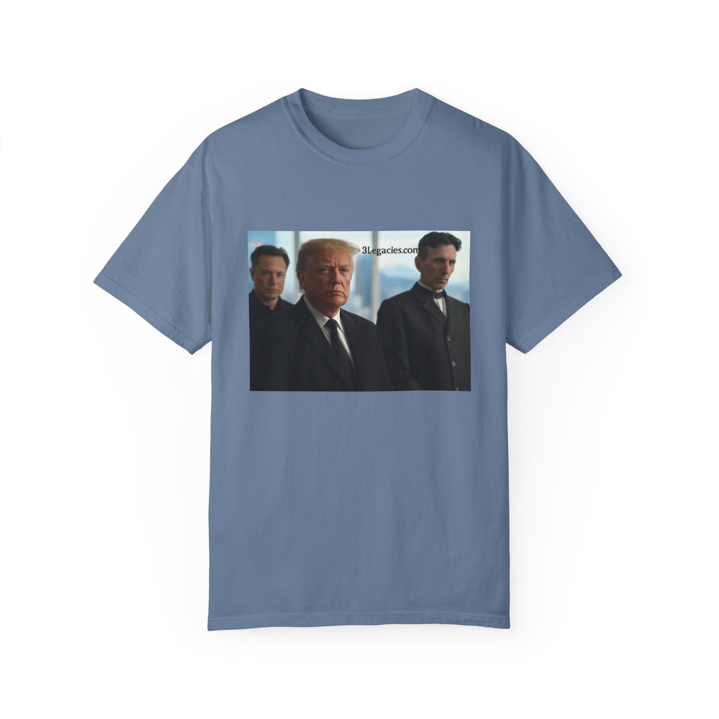 Unisex T-Shirt 3 Legacies Trump Musk Tesla Graphic Tee