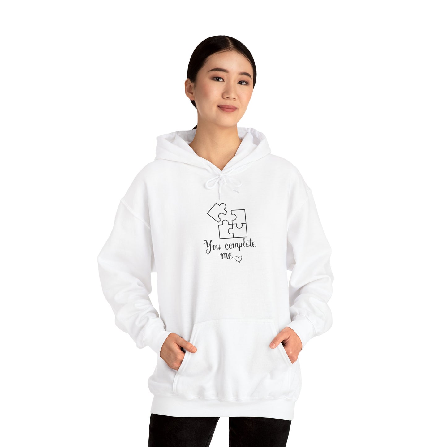 You Complete Me Valentines Day Unisex Heavy Blend™ Crewneck Sweatshirt Hoodie
