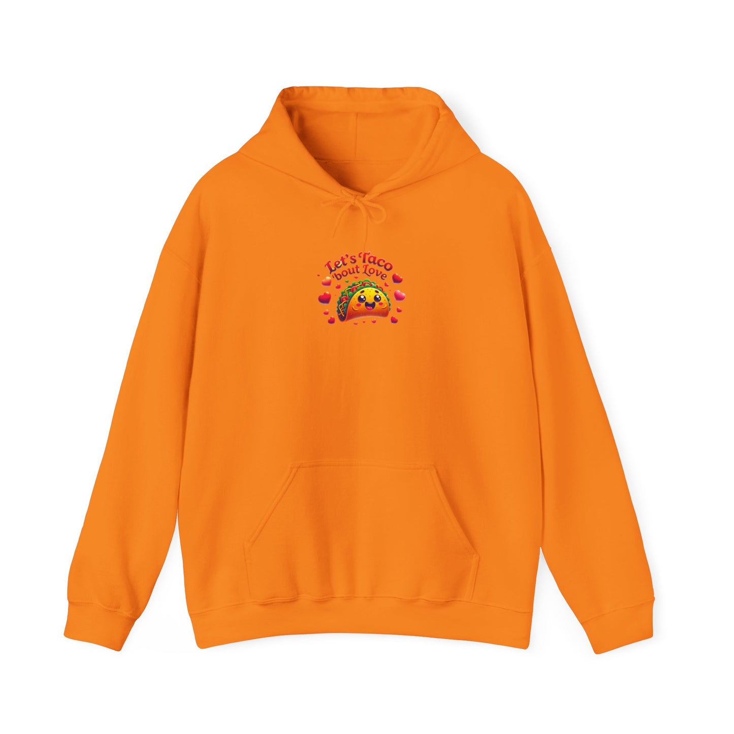 Lets Taco Bout Love Heavy Cotton Valentines Day Sweatshirt Hooded Hoodie