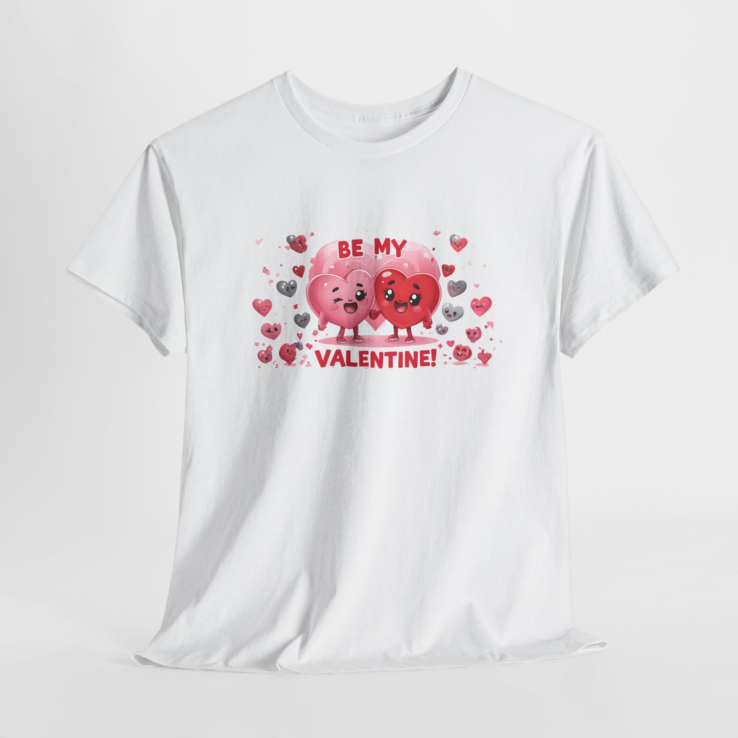 Valentines Day Candy Hearts T-Shirt Cotton Shirt