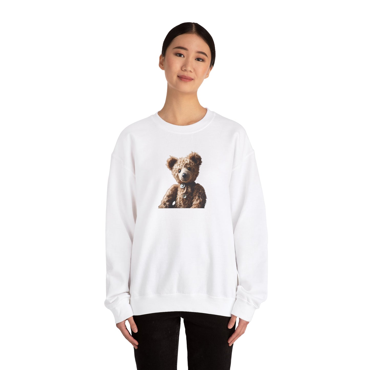 Vintage Classic Teddy Bear Cotton Sweatshirt
