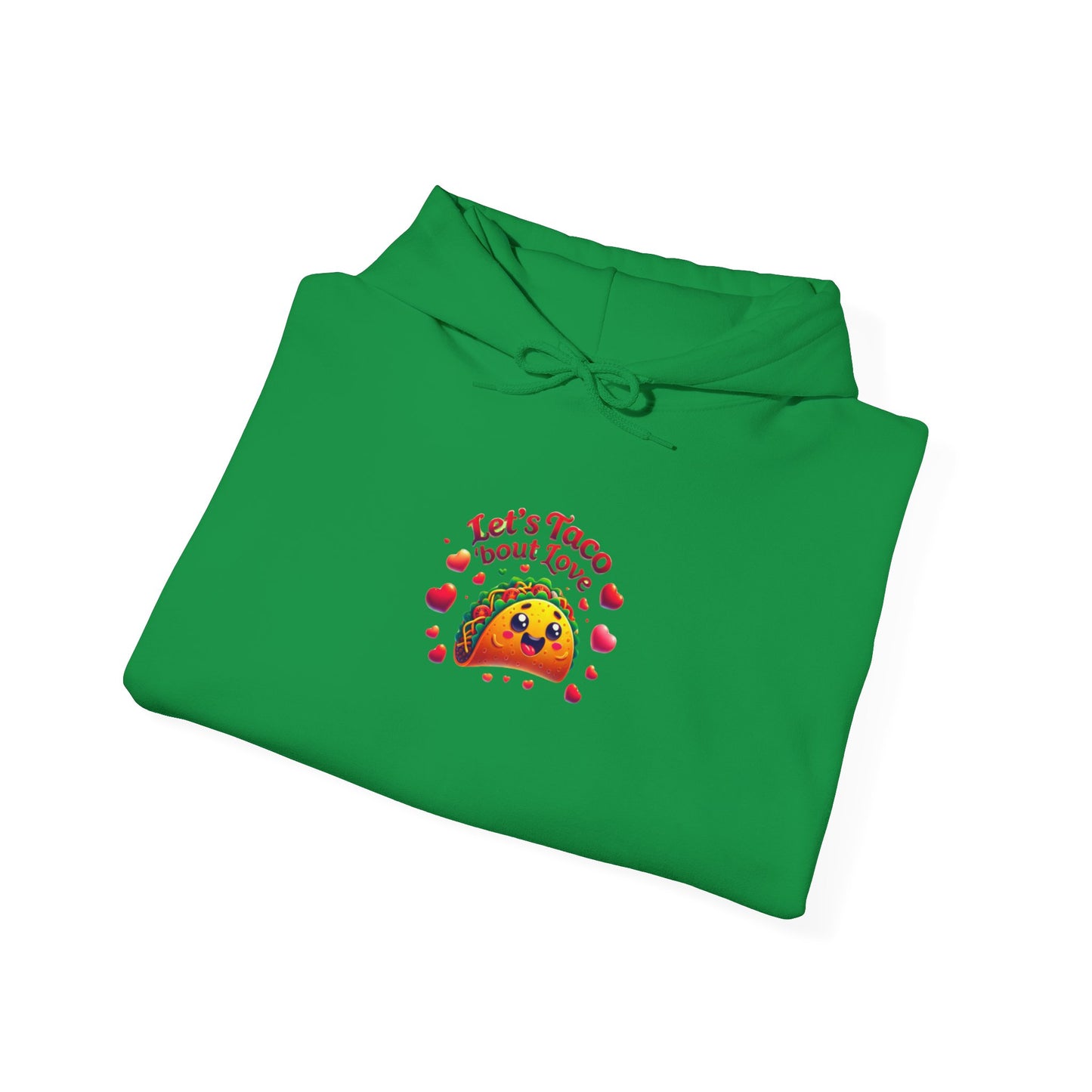 Lets Taco Bout Love Heavy Cotton Valentines Day Sweatshirt Hooded Hoodie