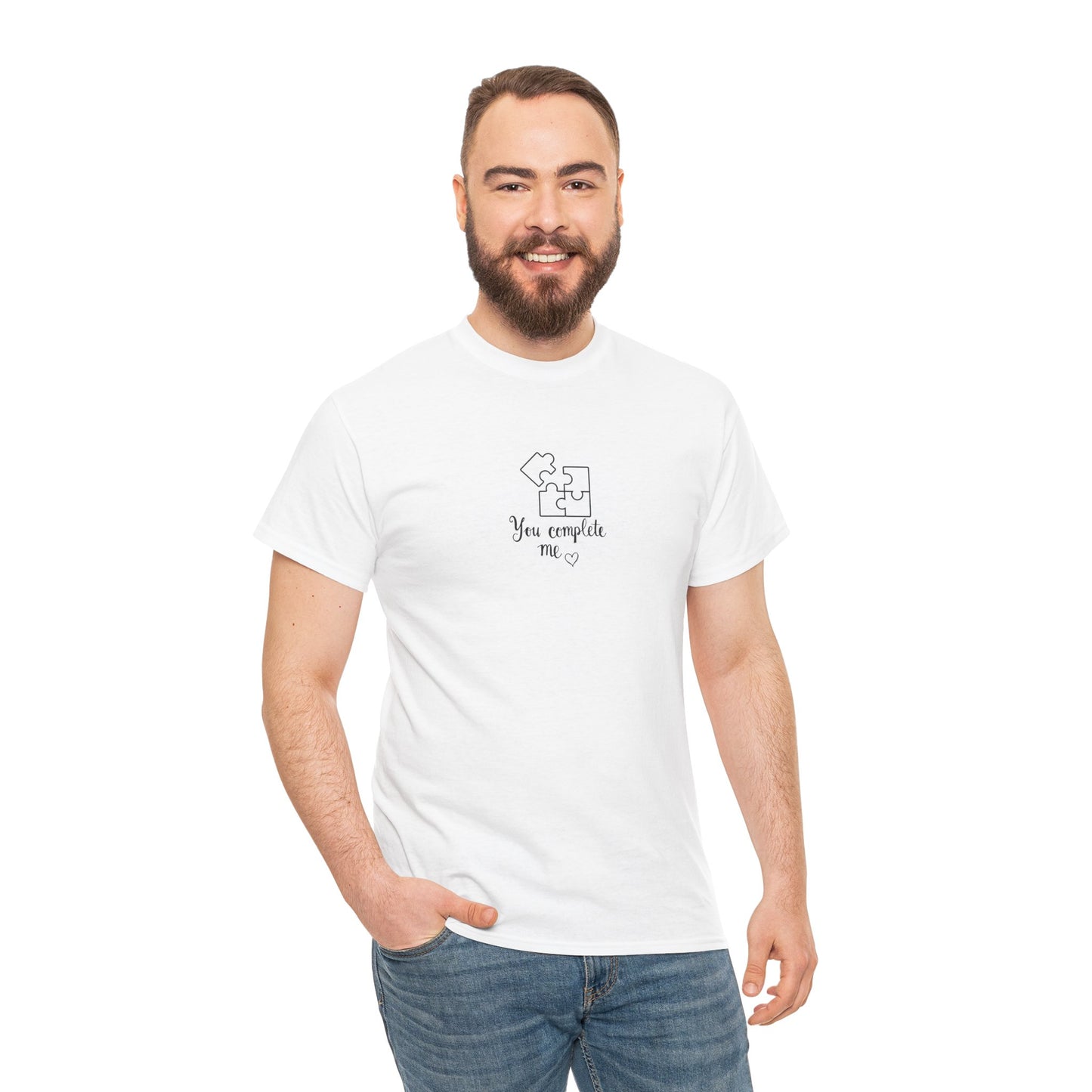 You Complete Me Valentine Day Cotton t-Shirt