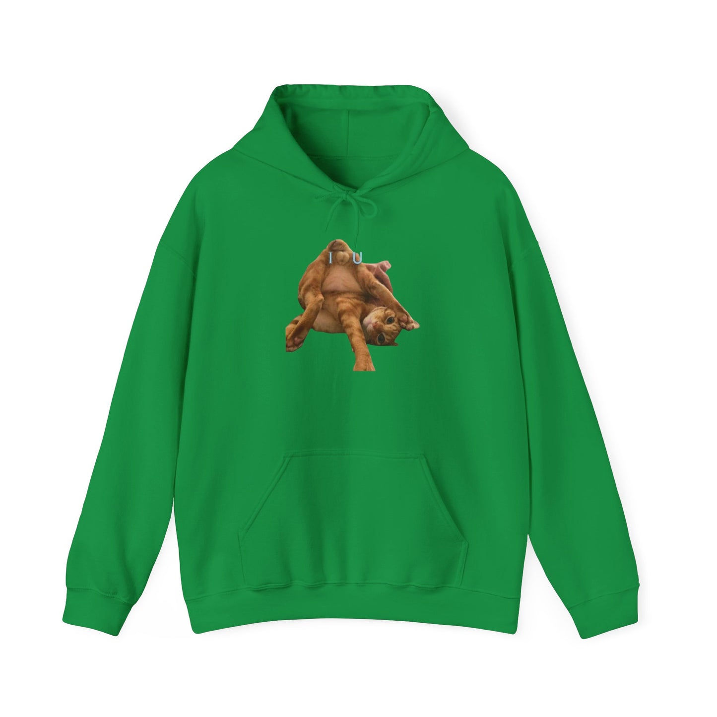 Cat Hoodie I Love You Hooded Sweatshirt