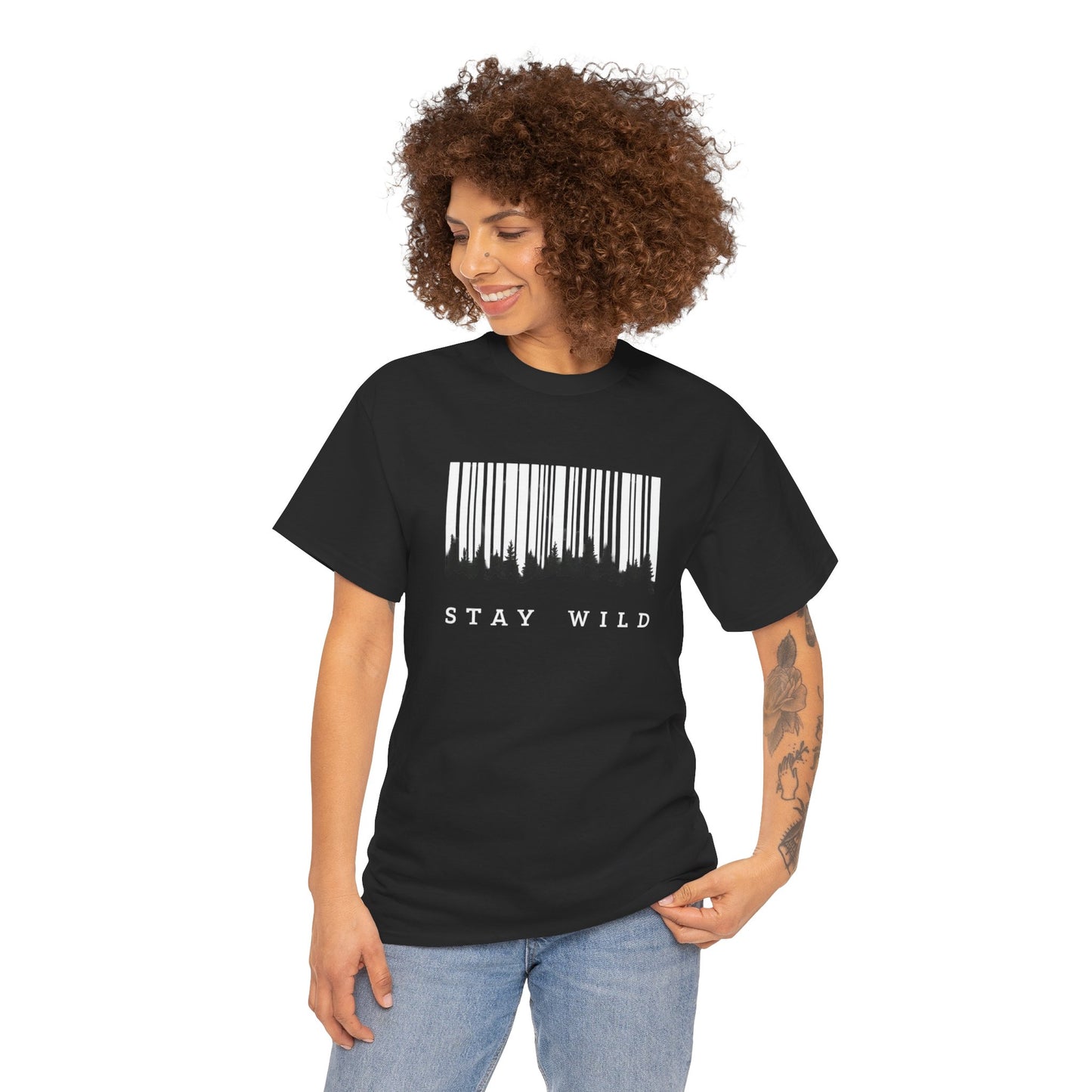 Stay Wild Unisex Heavy Cotton Tee Printify