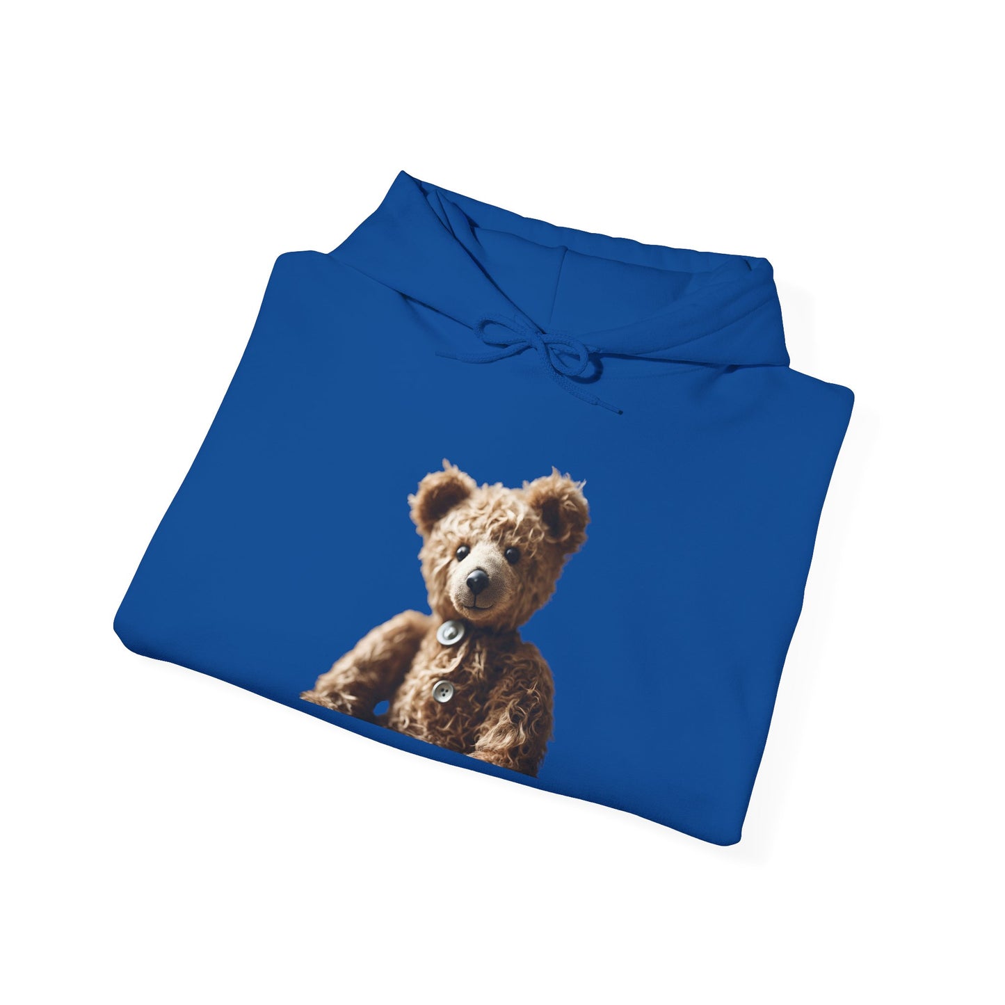 Vintage Classic Teddy Bear Cotton Hoodie Hooded Sweatshirt