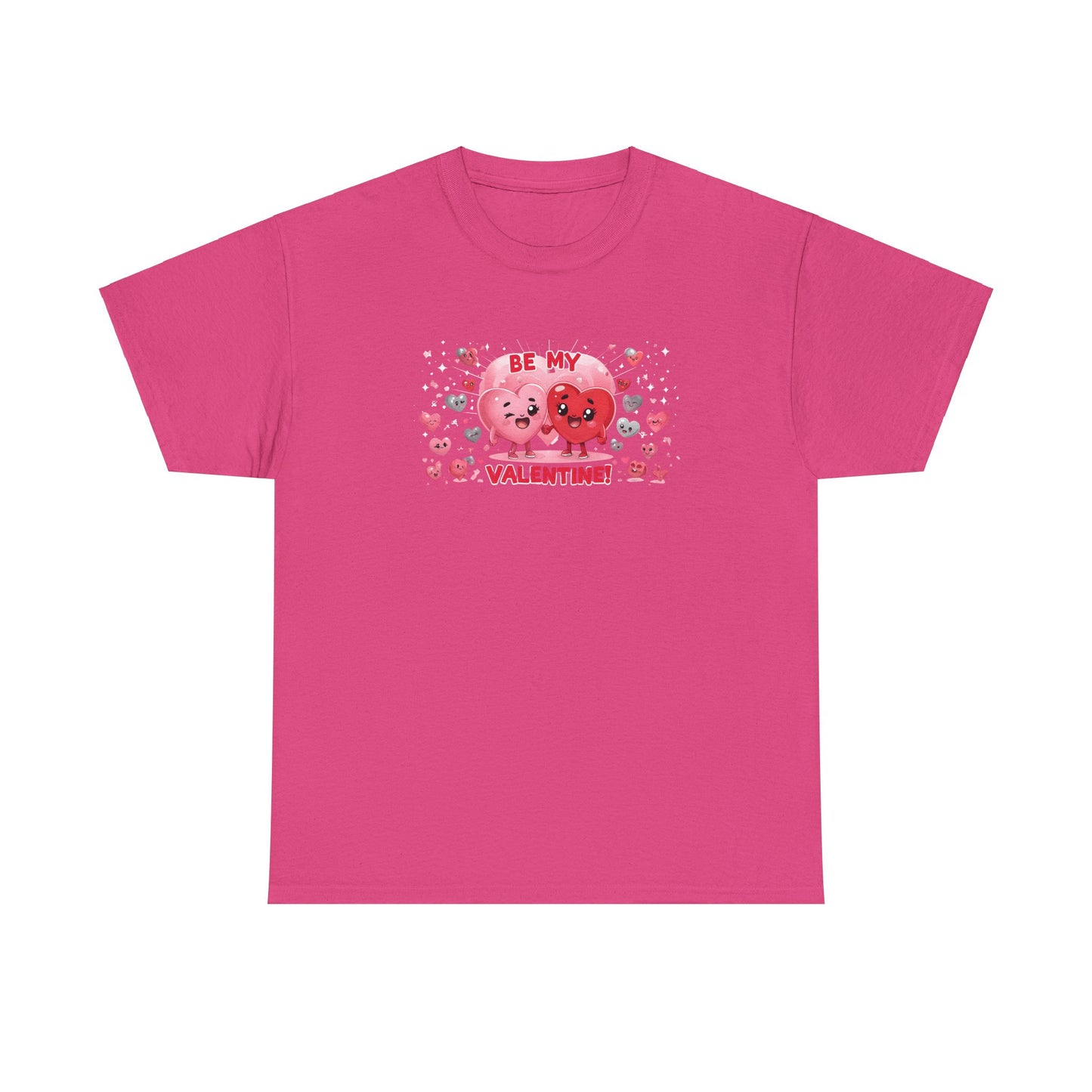Valentines Day Candy Hearts T-Shirt Cotton Shirt