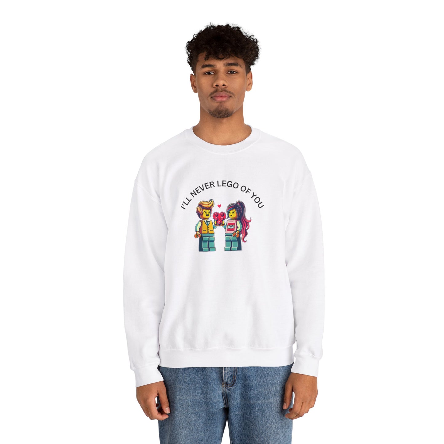 Ill Never Let go Valentines Day Unisex Heavy Blend™ Crewneck Sweatshirt