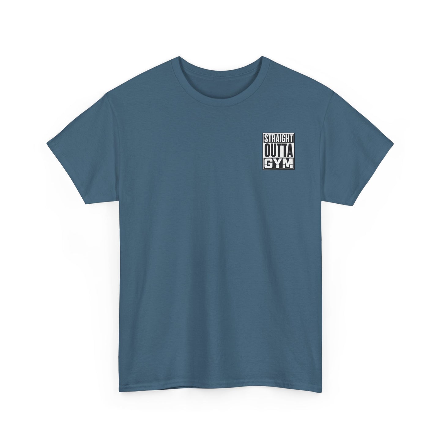 Straight Outta Gym Workout Motivational T-Shirt Cotton Tee