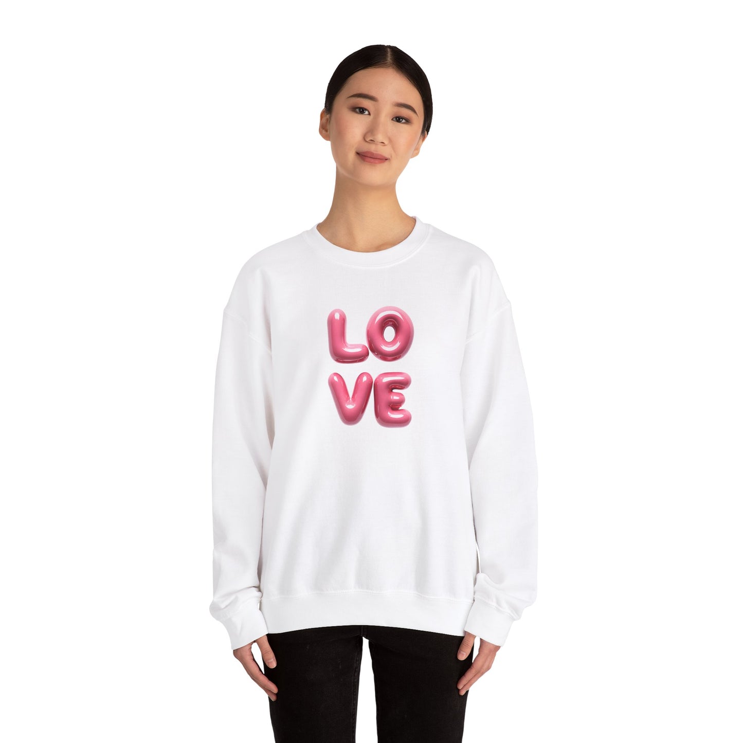 Crewneck Sweatshirt LOVE Valentines Day Gift For Her