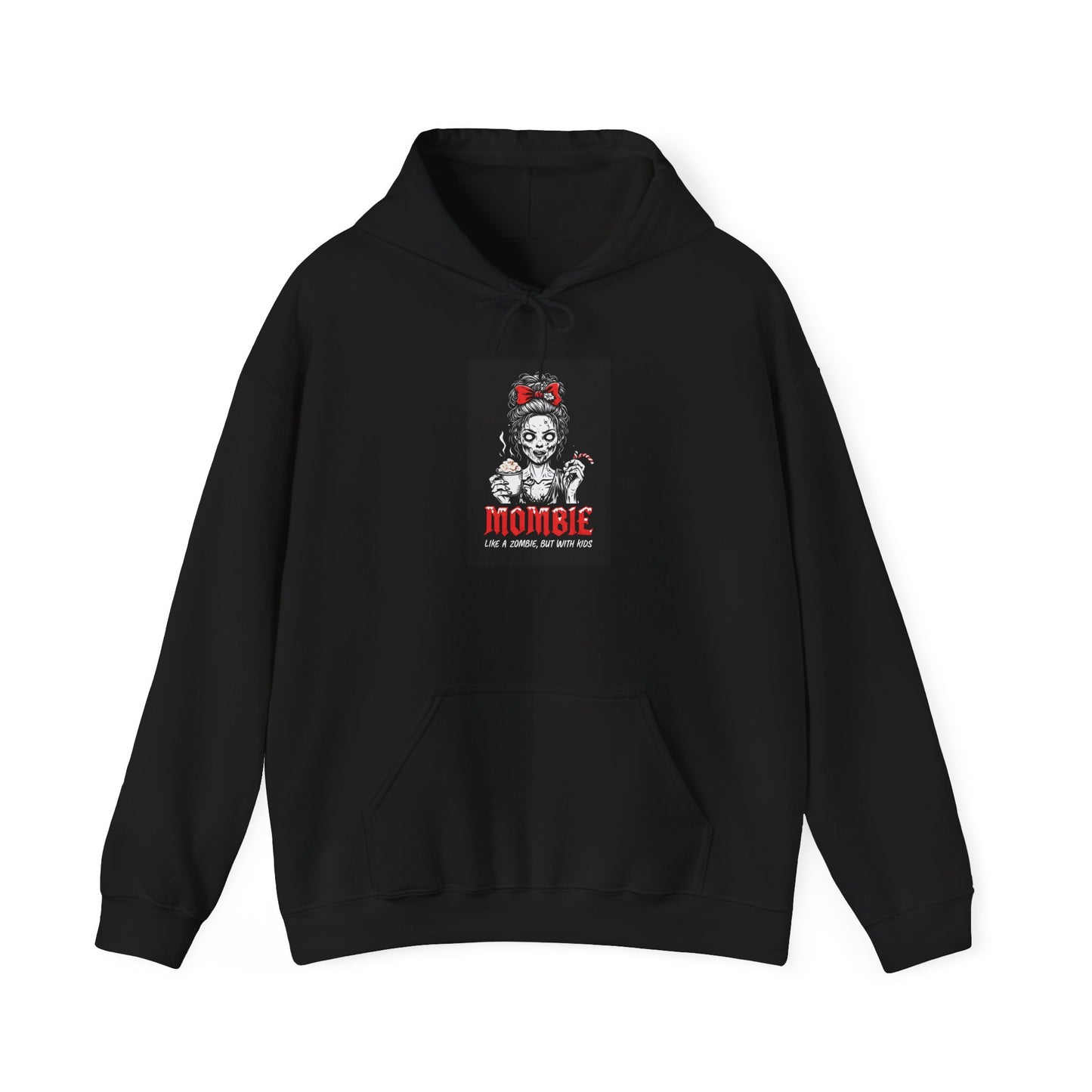 Unisex Heavy Blend™ Hooded Sweatshirt Mombie Like A Zombie But With Kids Printify
