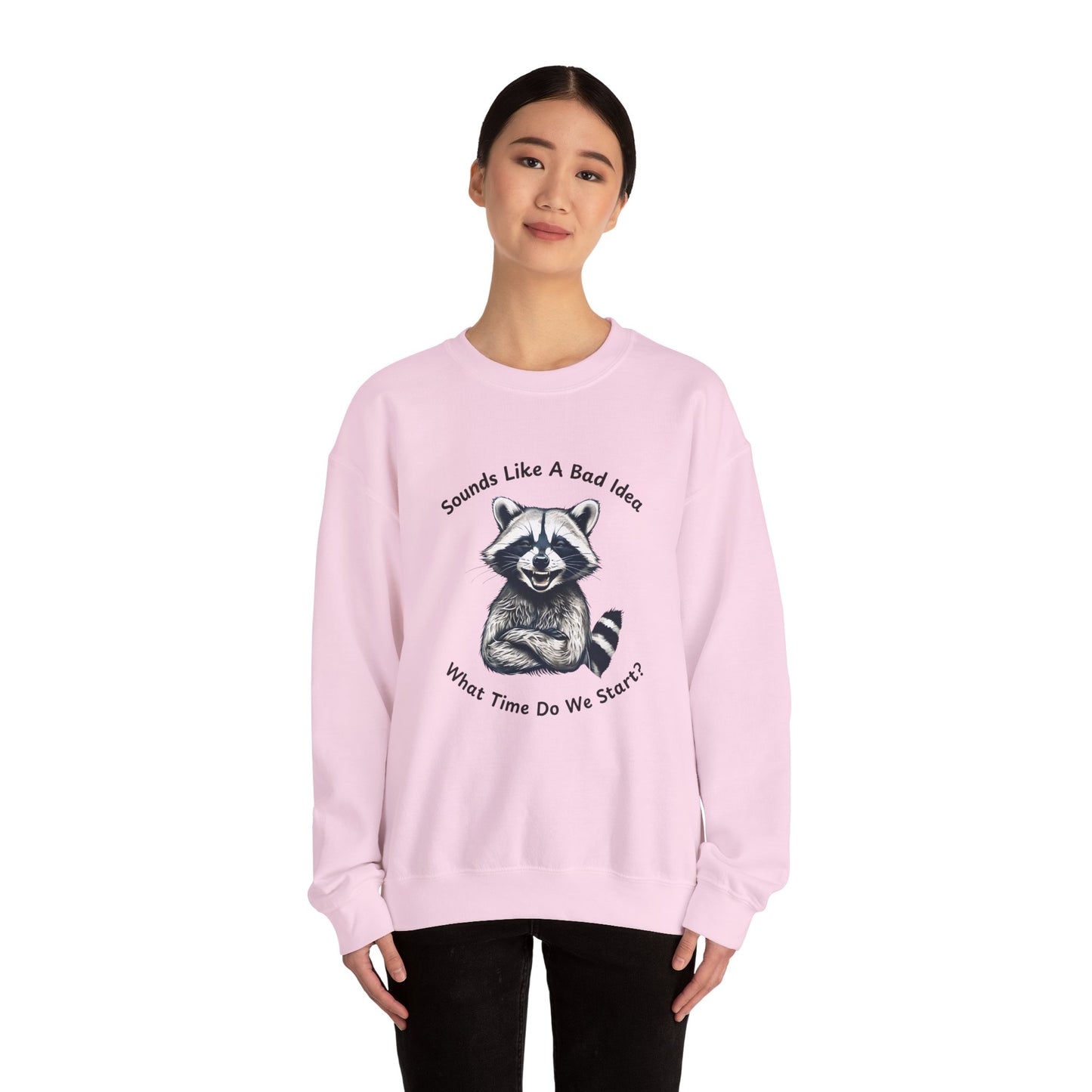 Vintage Sweatshirt Raccoon Sounds Like A Bad Idea