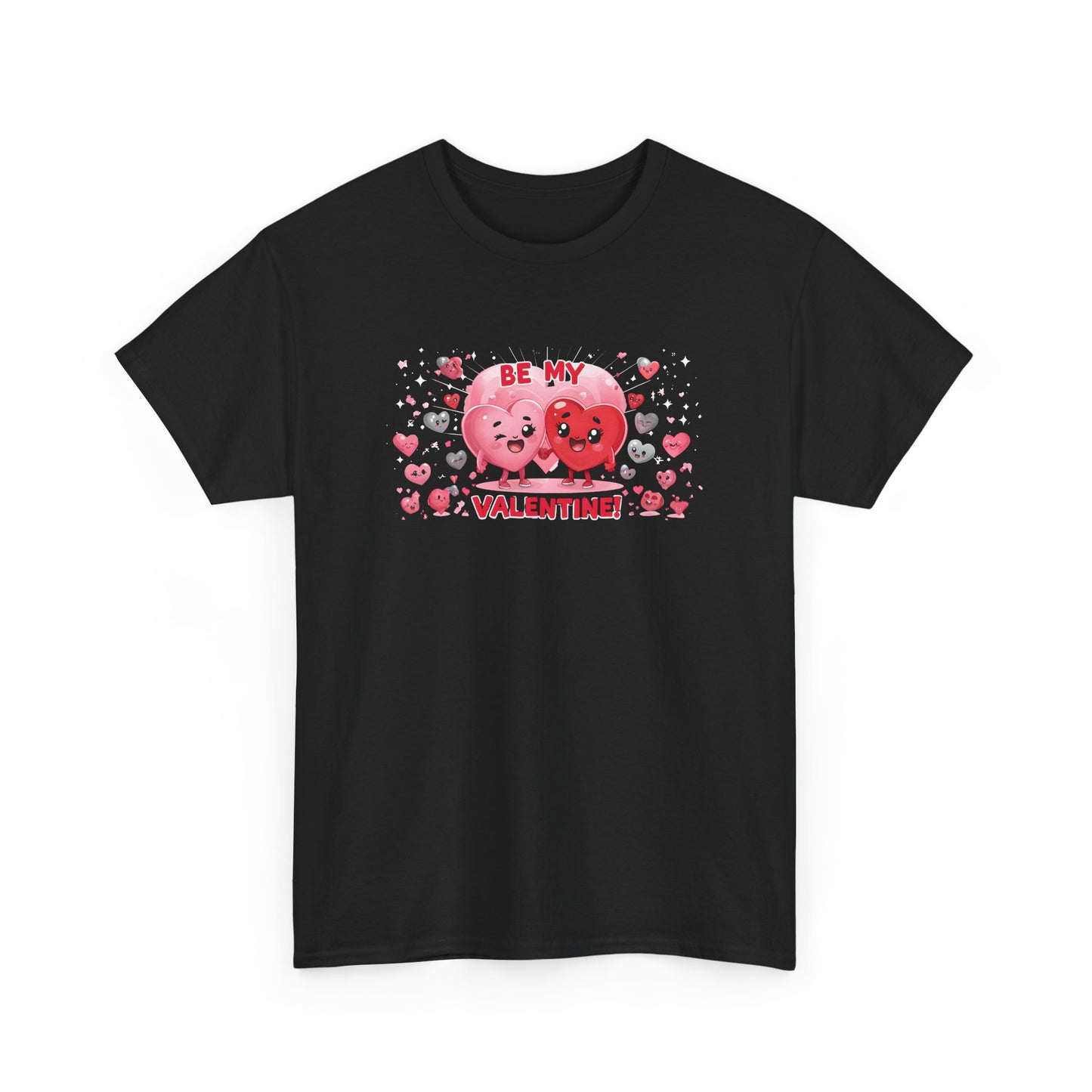 Valentines Day Candy Hearts T-Shirt Cotton Shirt