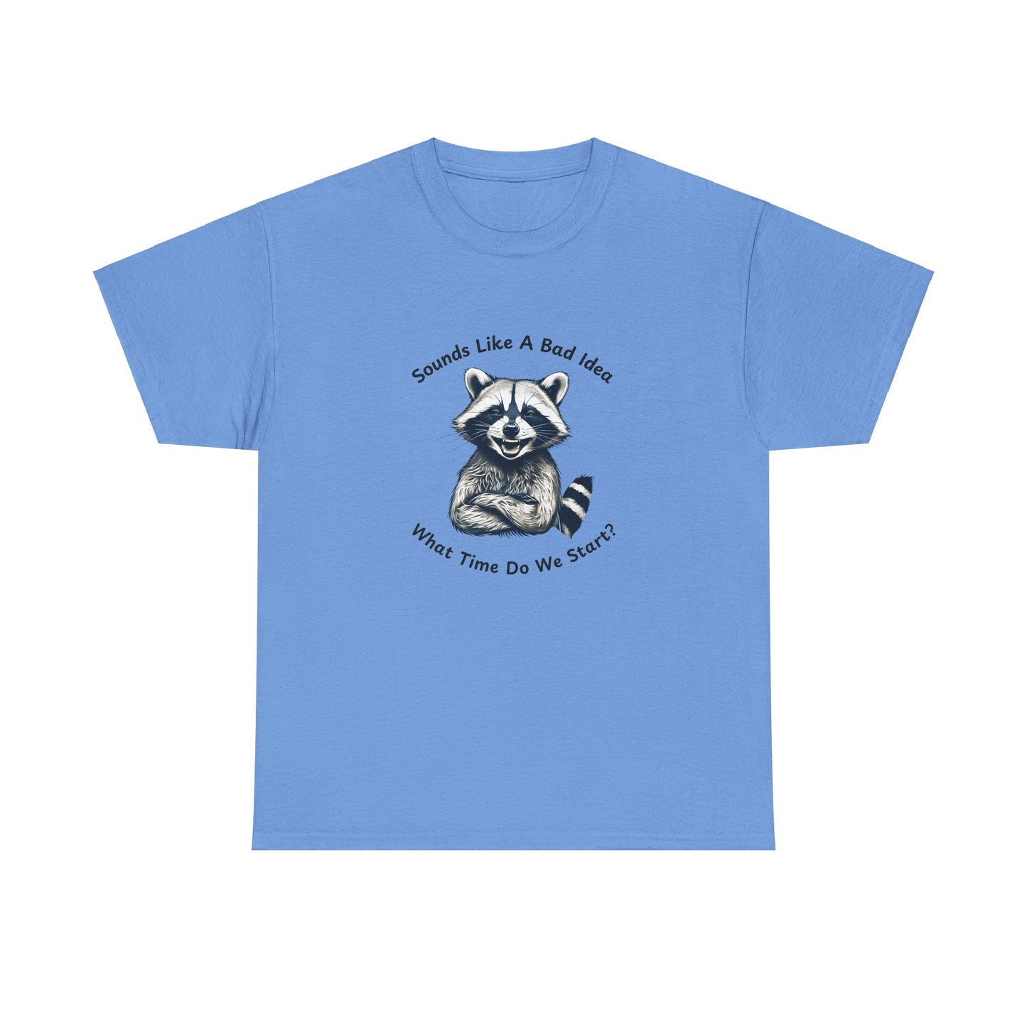 Vintage T-Shirt Raccoon Sounds Like A Bad Idea Shirt Tee
