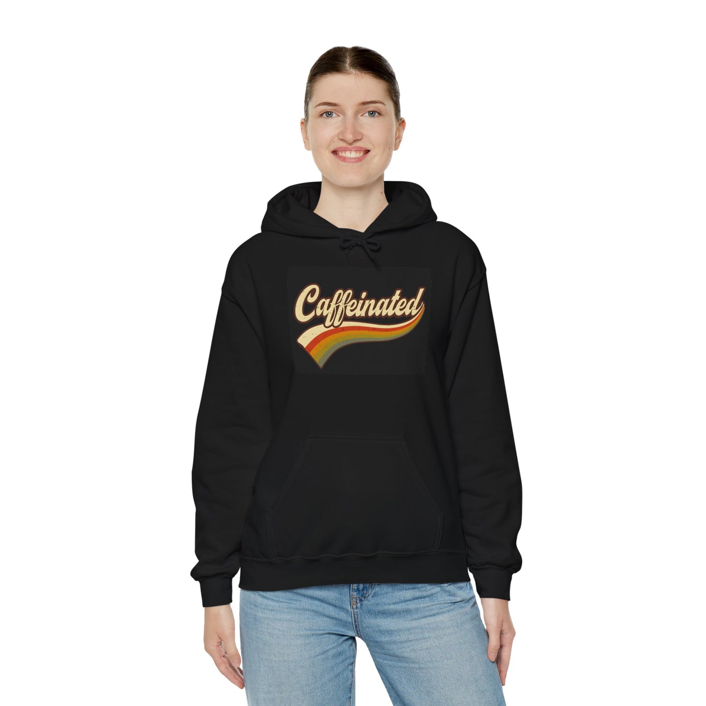 Unisex Heavy Blend™ Hooded Sweatshirt Caffeinated Printify