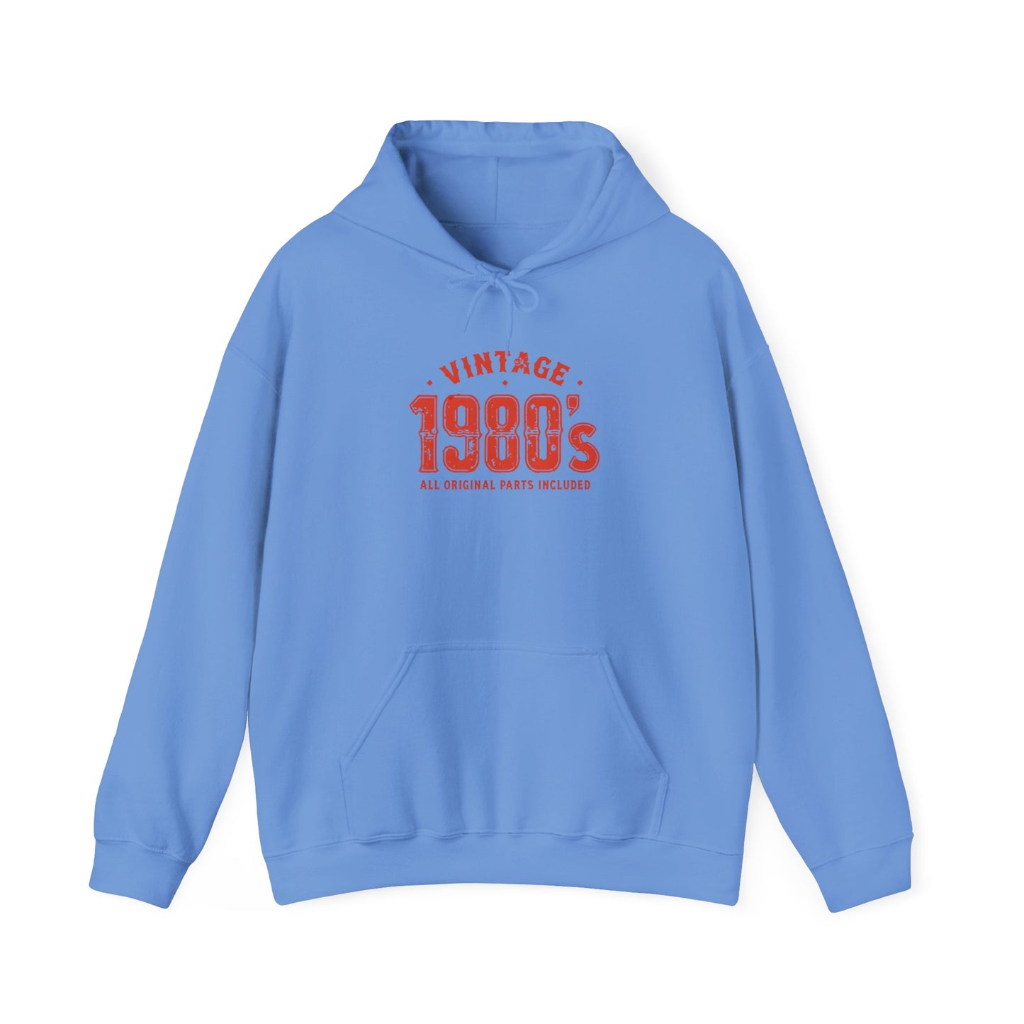 Vintage Retro 1980 Style Hooded Sweatshirt